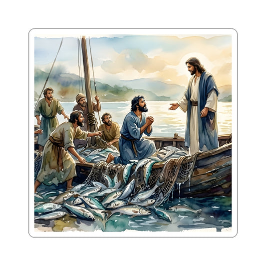 “Cast Your Nets - The Miraculous Catch” - Sticker