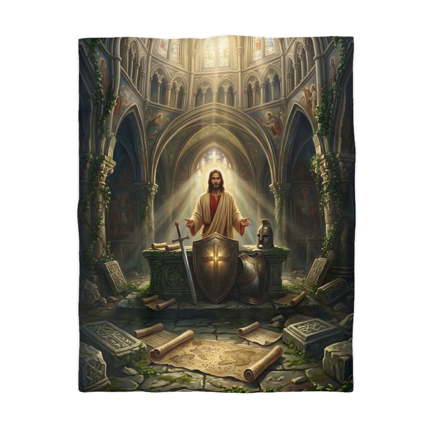“Stand Firm - The Armor of God” - Duvet Cover