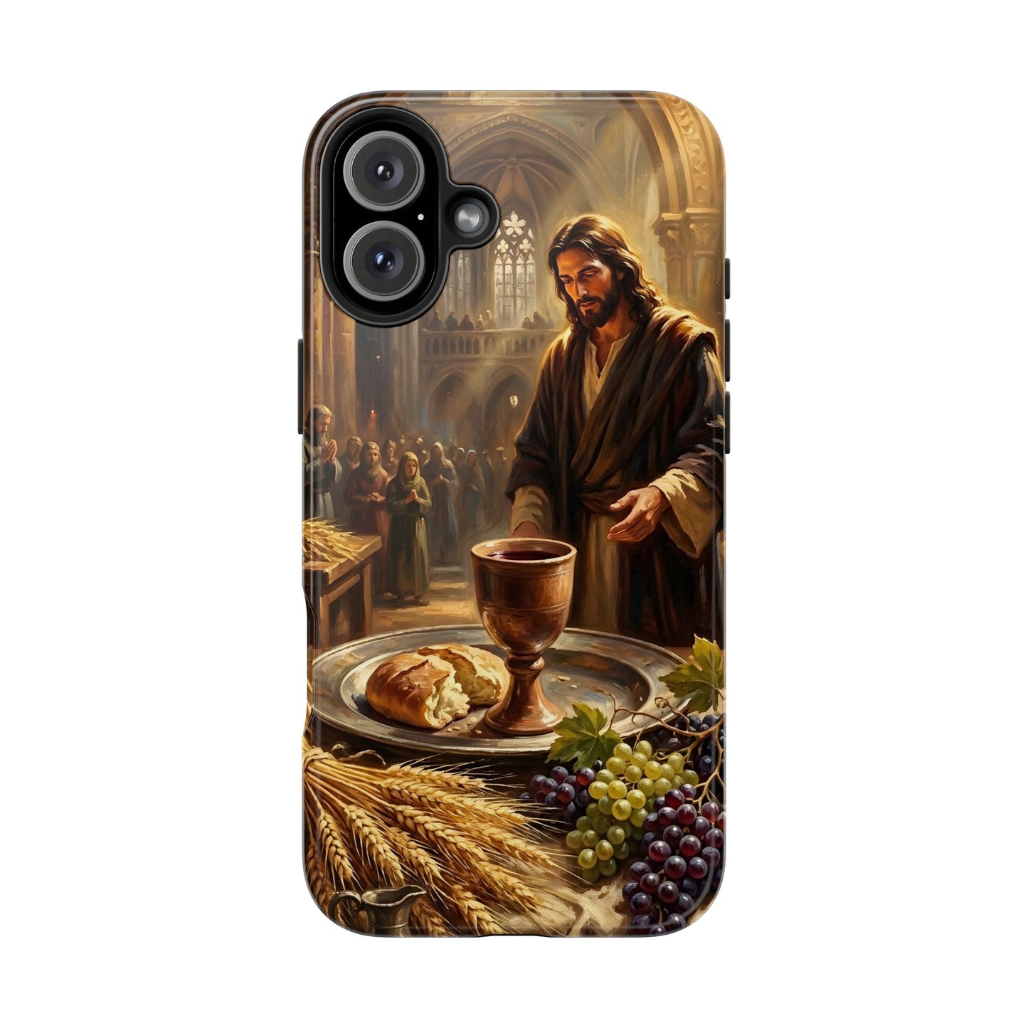 “The Harvest of Faith - Communion Still Life” - Phone Case