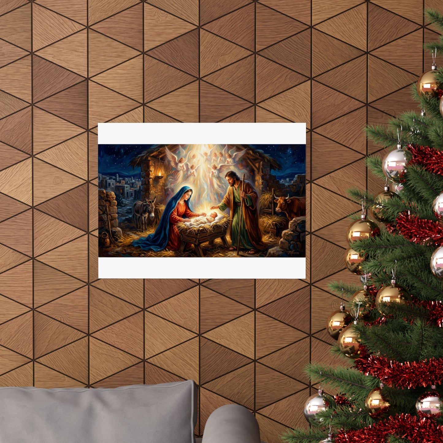 “Glory to God - The Nativity at Bethlehem” - Poster