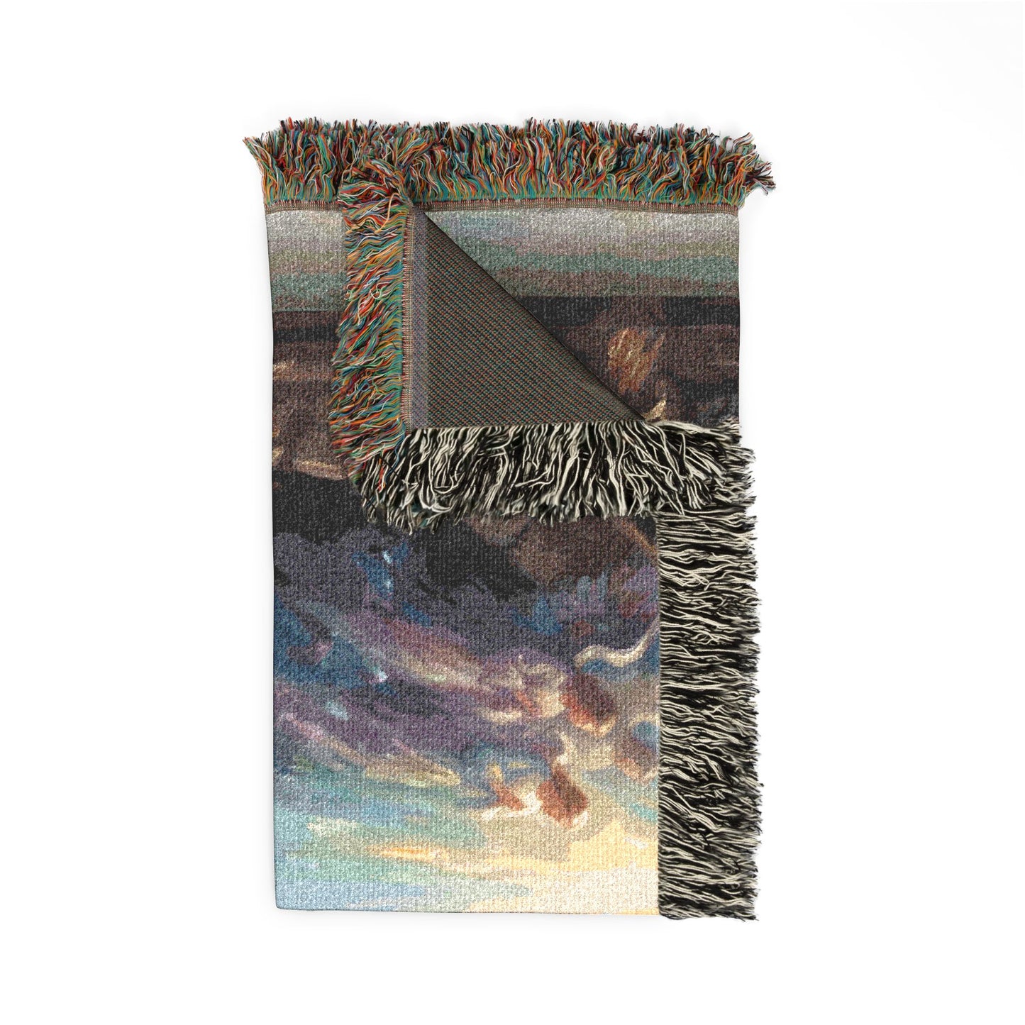 “Prince of Peace - Holy Family in Bethlehem” - Woven Blanket
