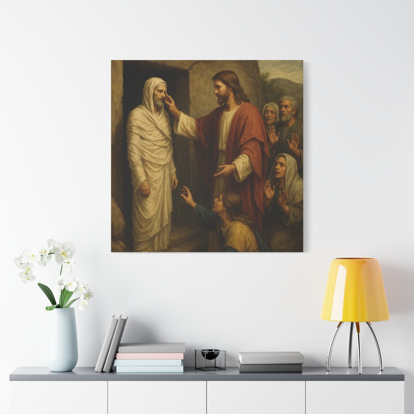 “Jesus Raises Lazarus from the Dead – John 11:1–46” - Canvas Art