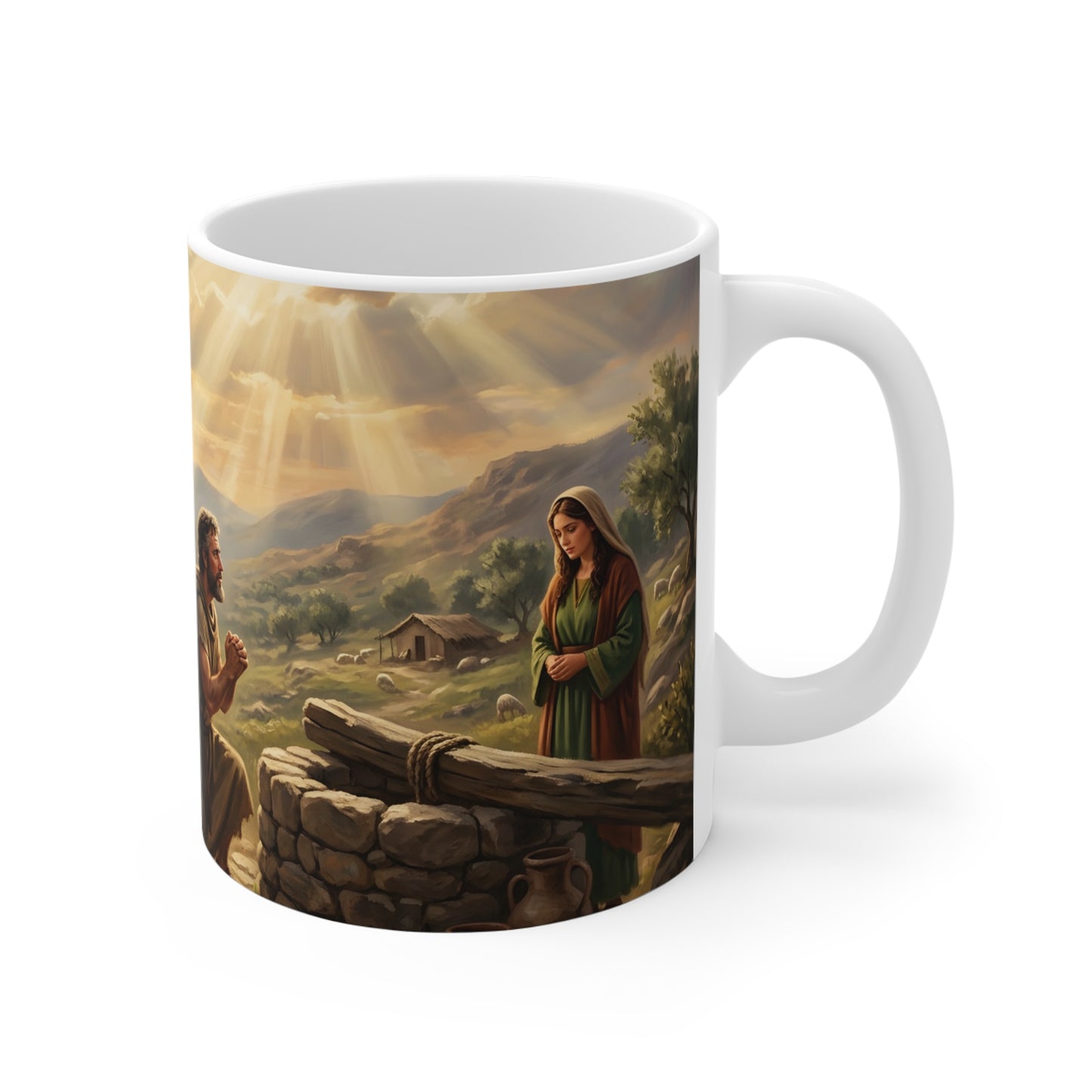 “Fourteen Years for Love - Jacob and Rachel” - Coffee Mug
