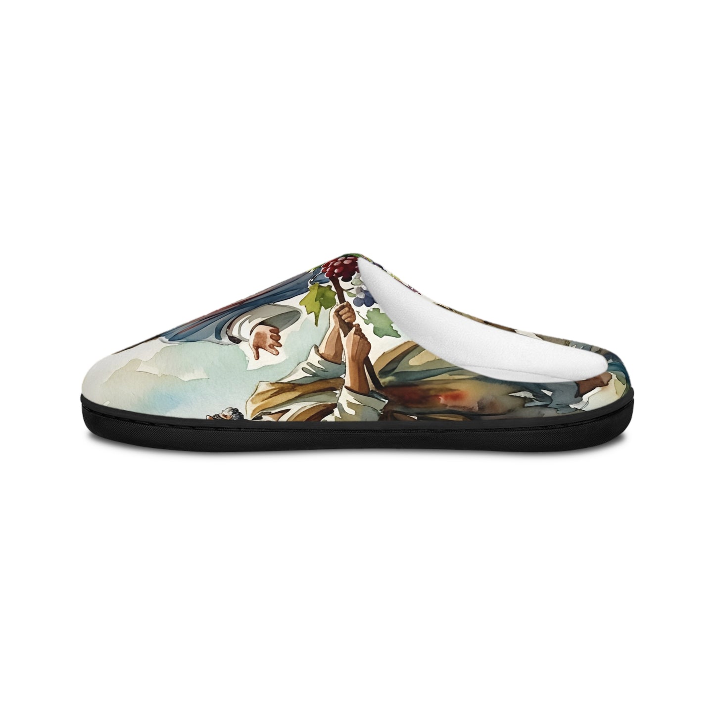 “Promised Land - The Spies Return from Canaan” - Indoor Slippers