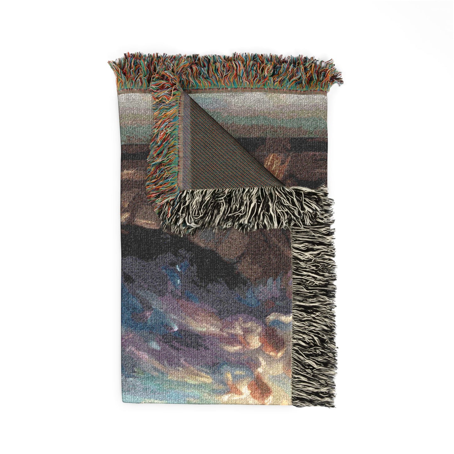 “Prince of Peace - Holy Family in Bethlehem” - Woven Blanket