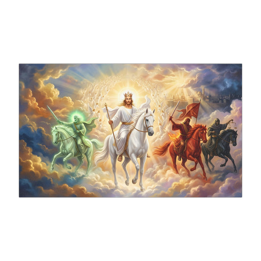 “Behold, A Pale Horse - The Four Horsemen” - Car Magnet
