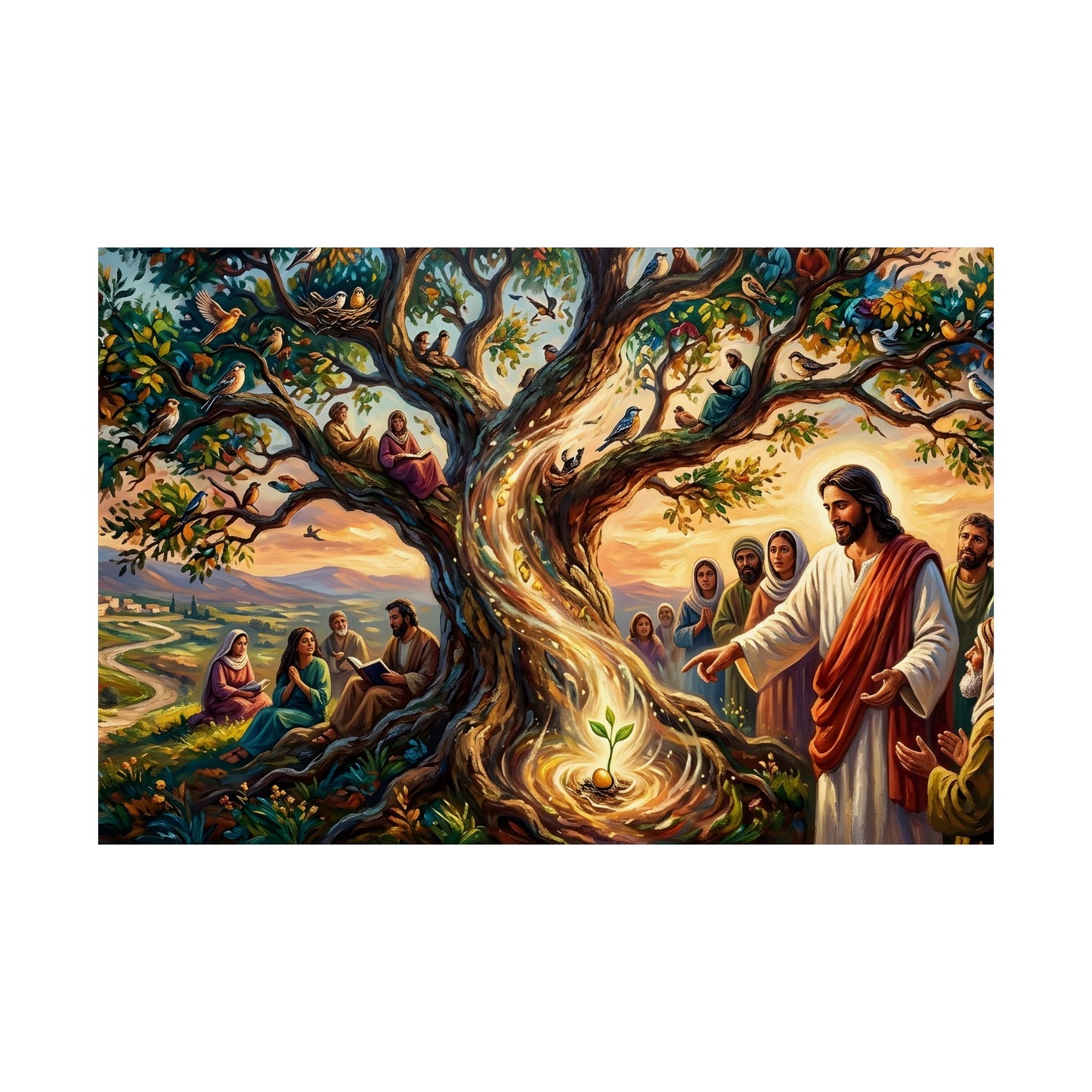 “Mighty Tree - The Kingdom Grows from a Mustard Seed” - Poster