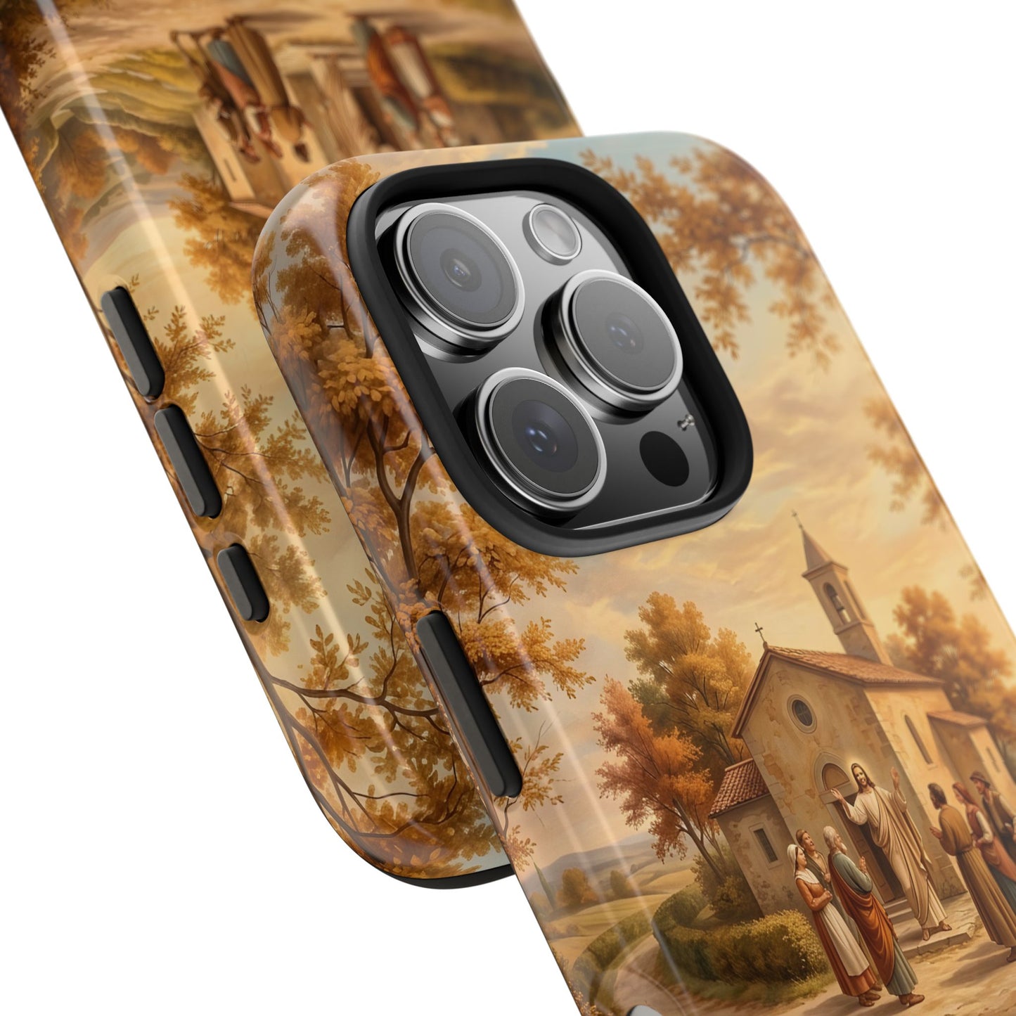 “Sanctuary in Serenity - Autumn's Golden Embrace” - Phone Case