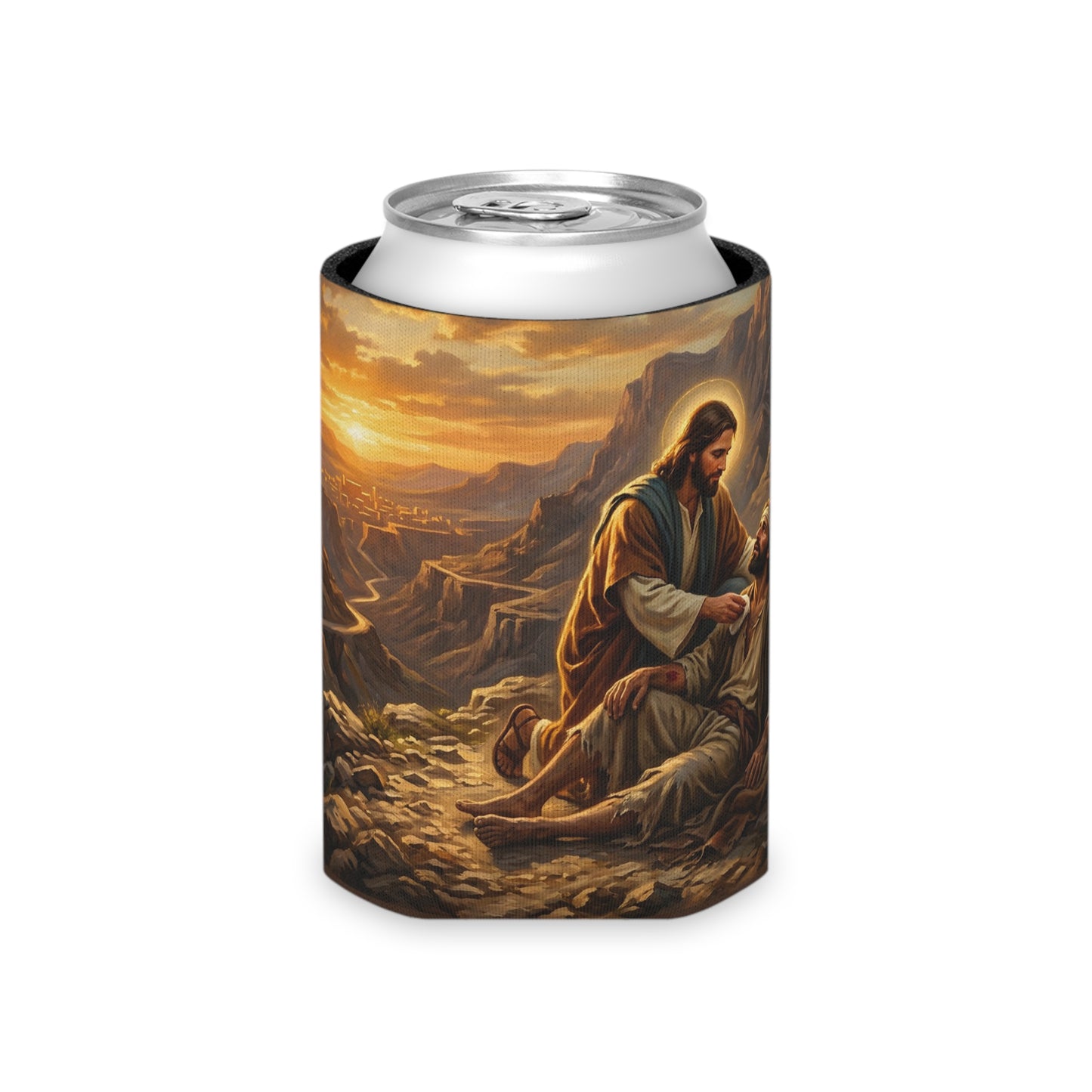 “The Good Samaritan - Compassion on the Jericho Road” - Can Cooler