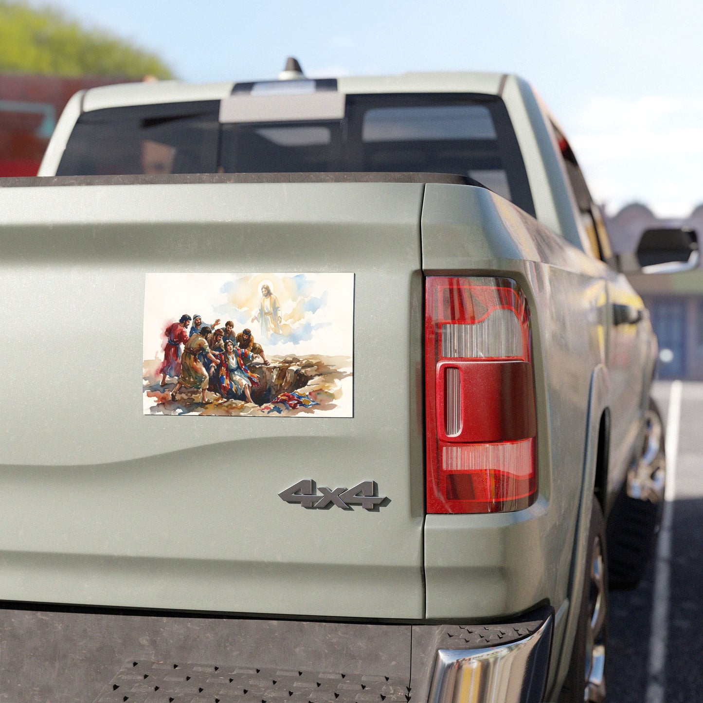“Betrayal and Providence - Joseph in the Pit” - Car Magnet