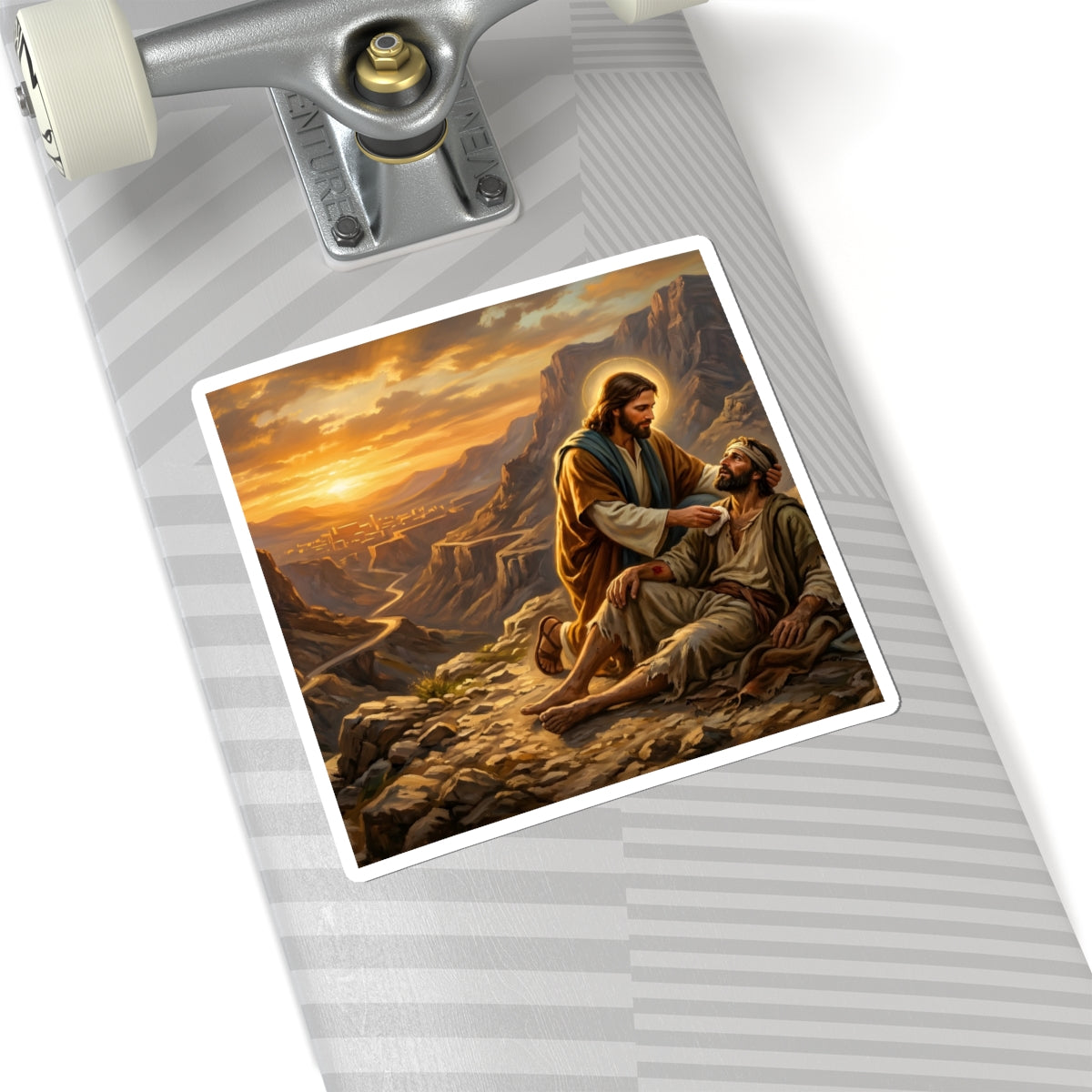 “The Good Samaritan - Compassion on the Jericho Road” - Sticker