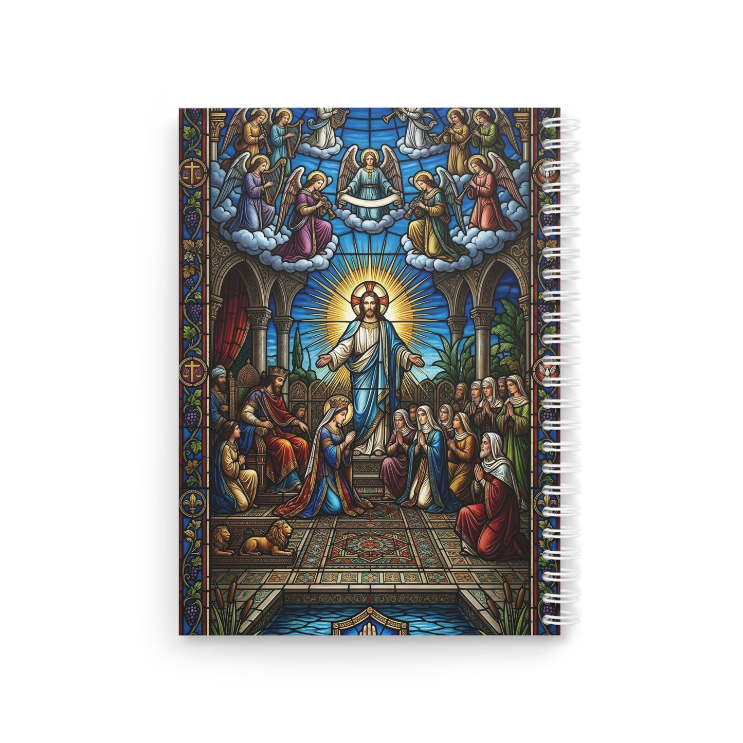 “For Such a Time As This - Esther Before King Ahasuerus” - Spiral Notebook