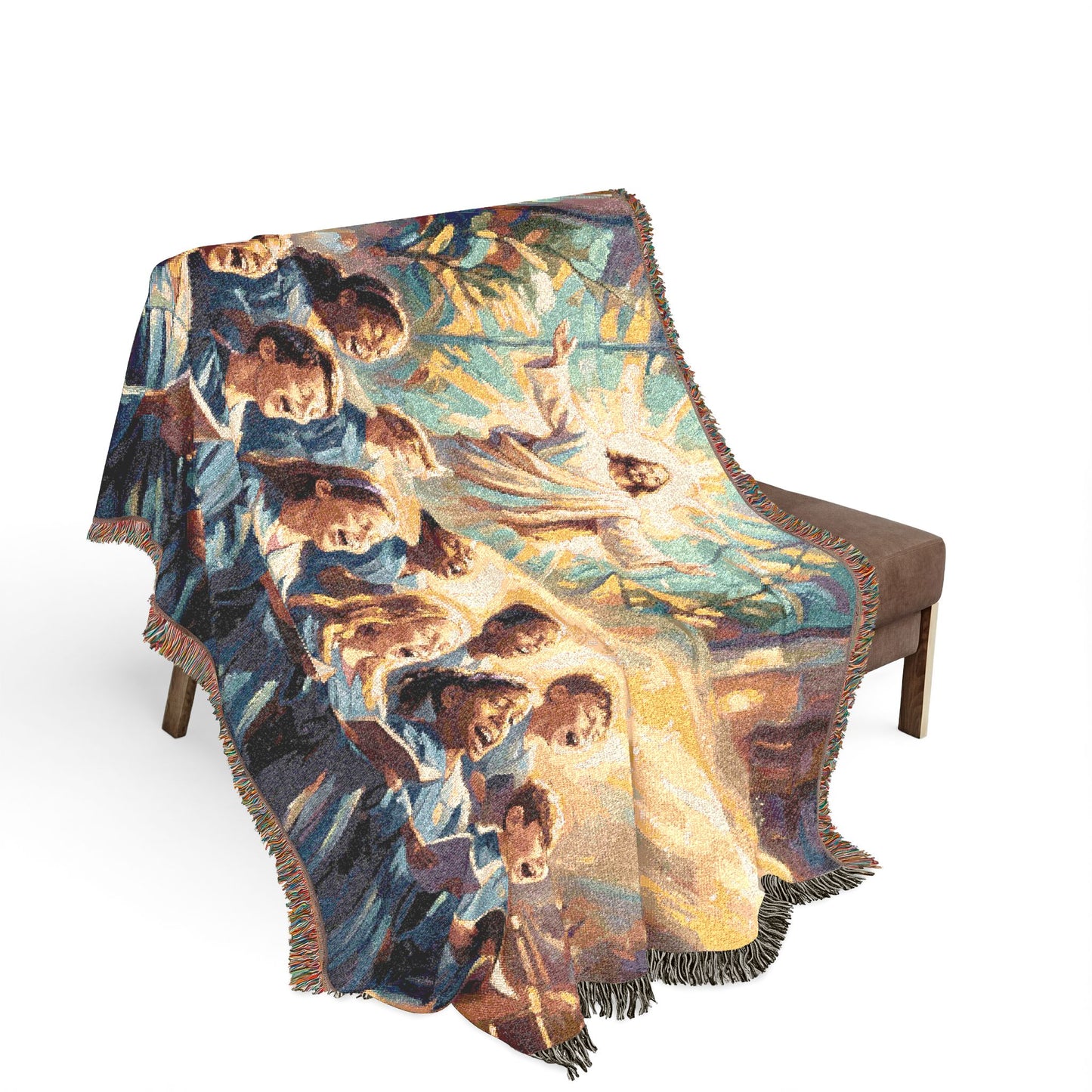 “Make a Joyful Noise - Children Sing Praise” - Woven Blanket