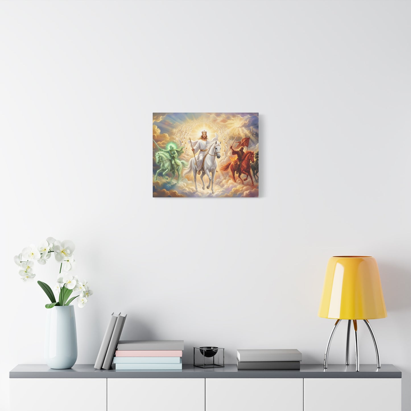“Behold, A Pale Horse - The Four Horsemen” - Canvas Art