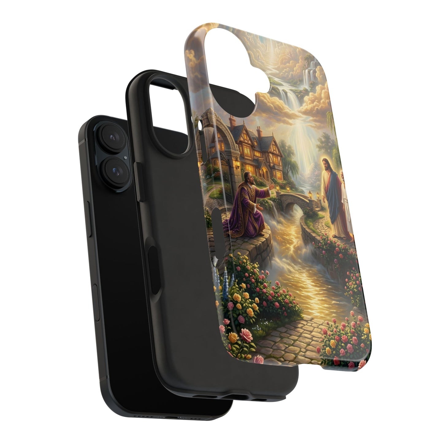 “The Great Reversal - Lazarus at the Rich Man’s Gate” - Phone Case