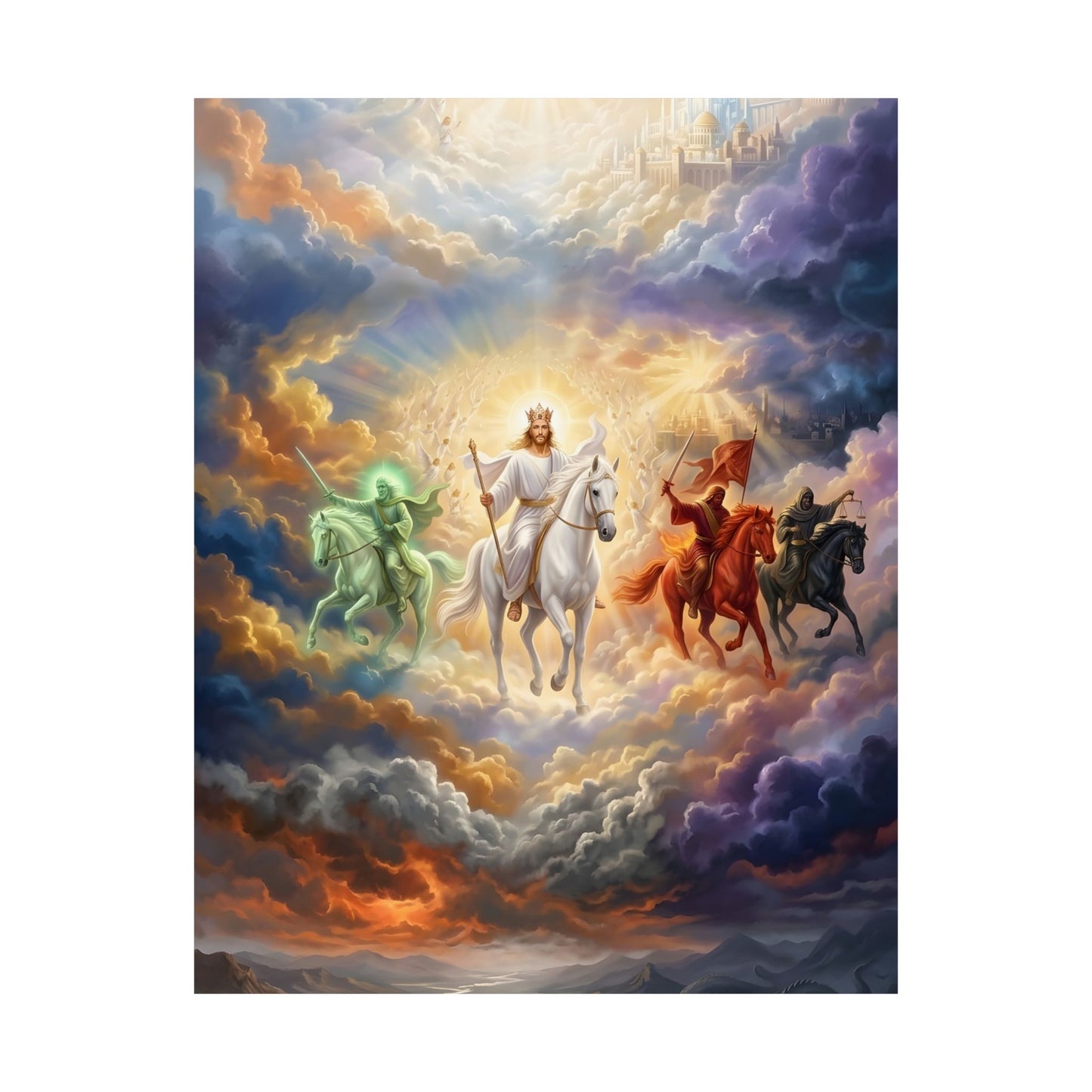 “Behold, A Pale Horse - The Four Horsemen” - Poster