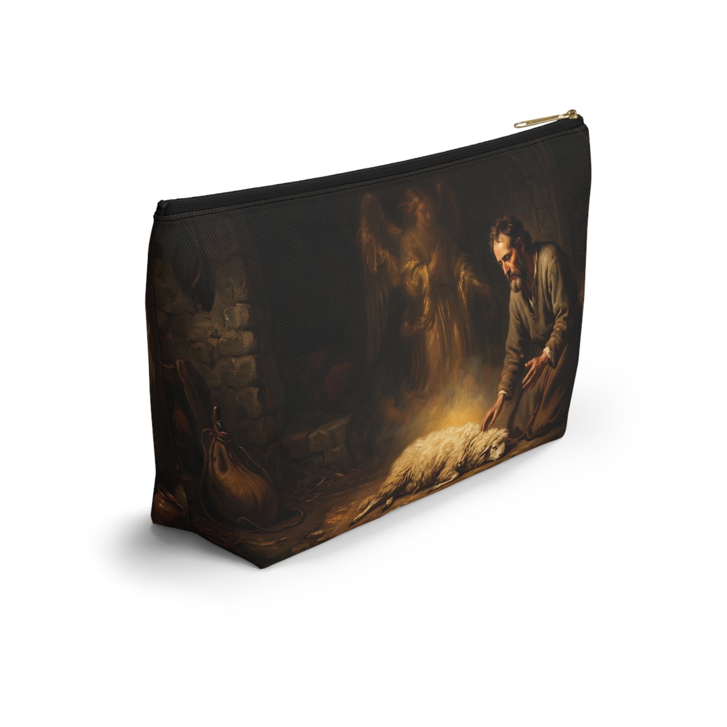 “Gideon's Fleece - Seeking Confirmation from God” - Accessory Pouch