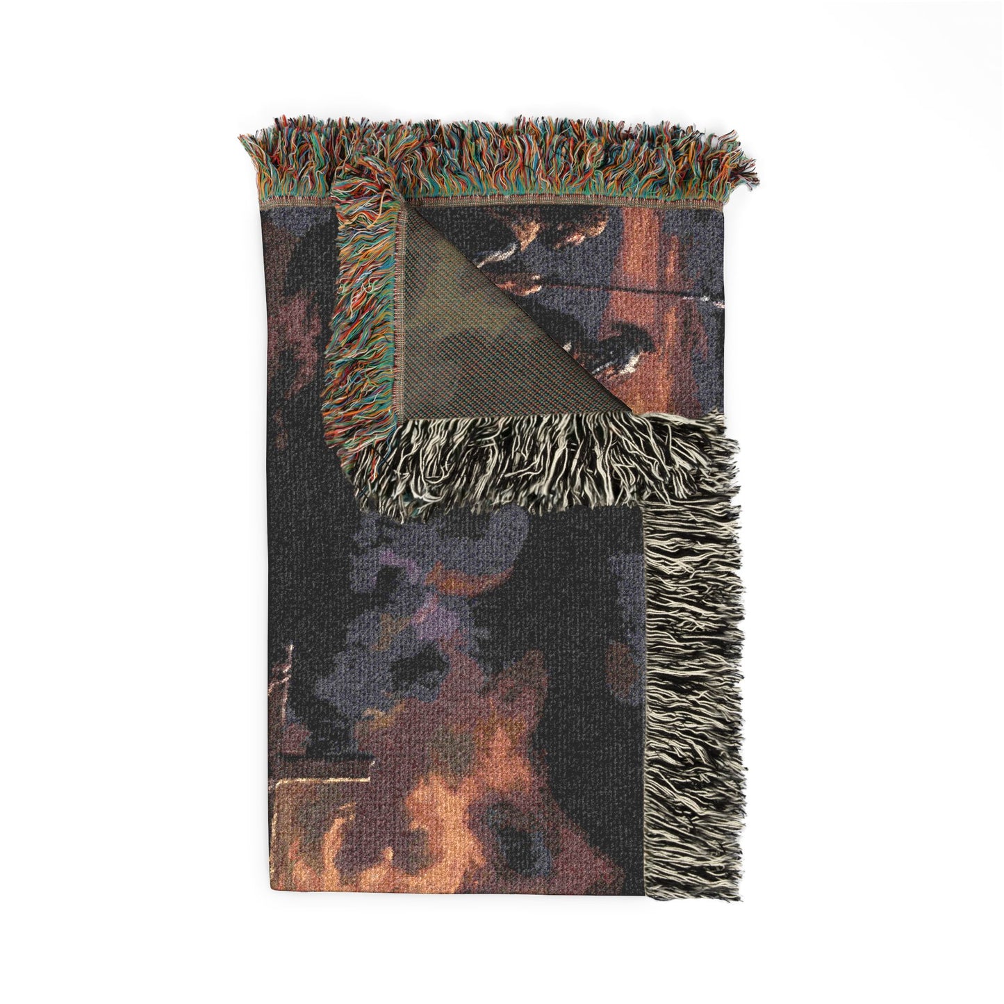 “It Is Finished - The Crucifixion at Calvary” - Woven Blanket