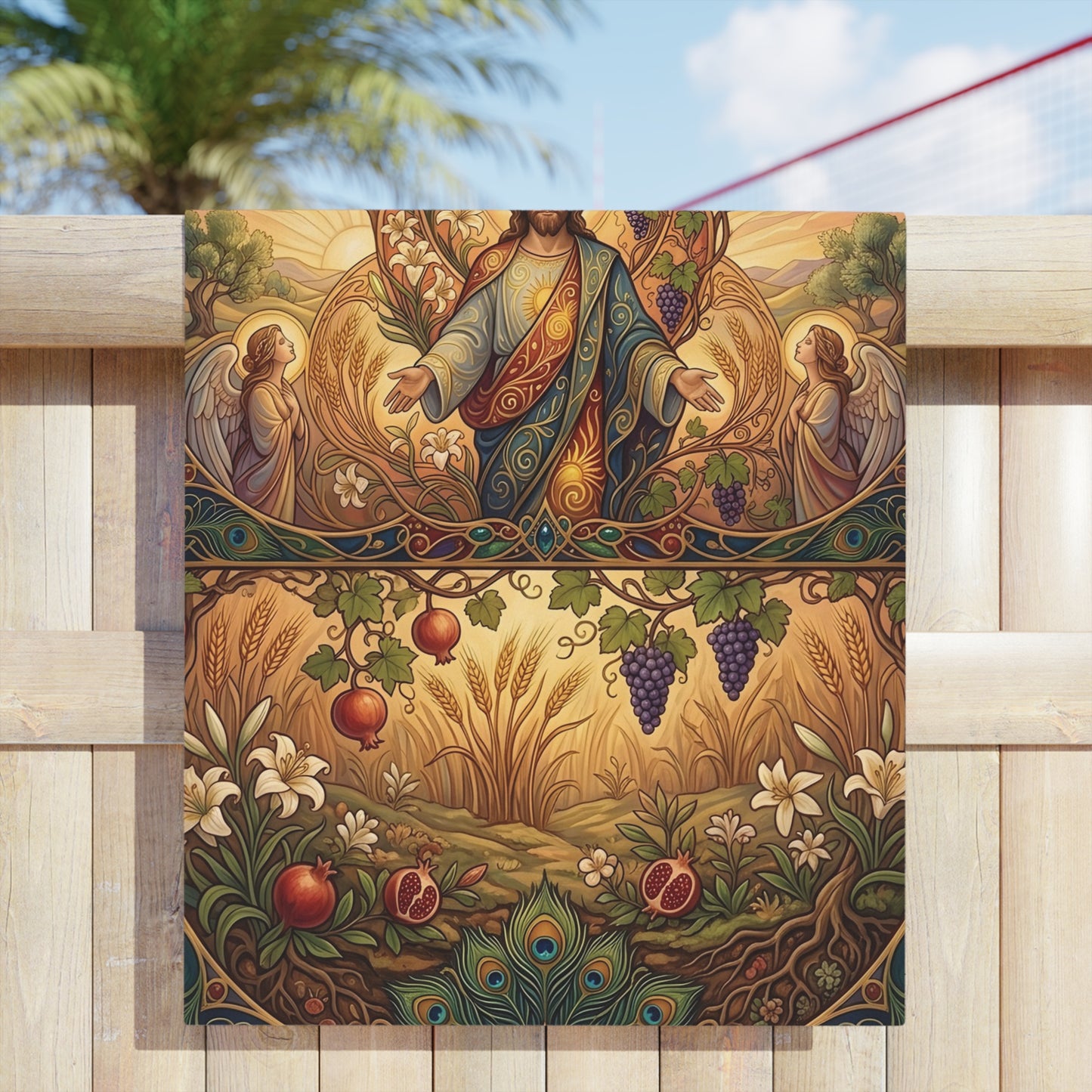 “New Mercies Every Morning - Golden Dawn of Hope” - Beach Towel