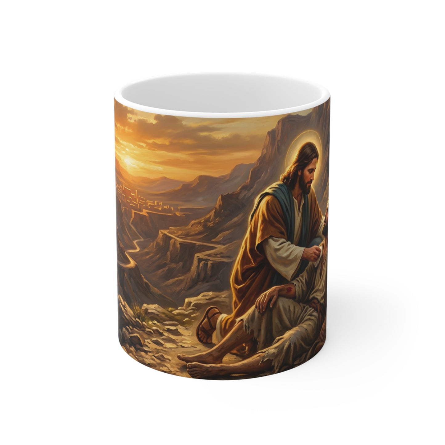 “The Good Samaritan - Compassion on the Jericho Road” - Coffee Mug
