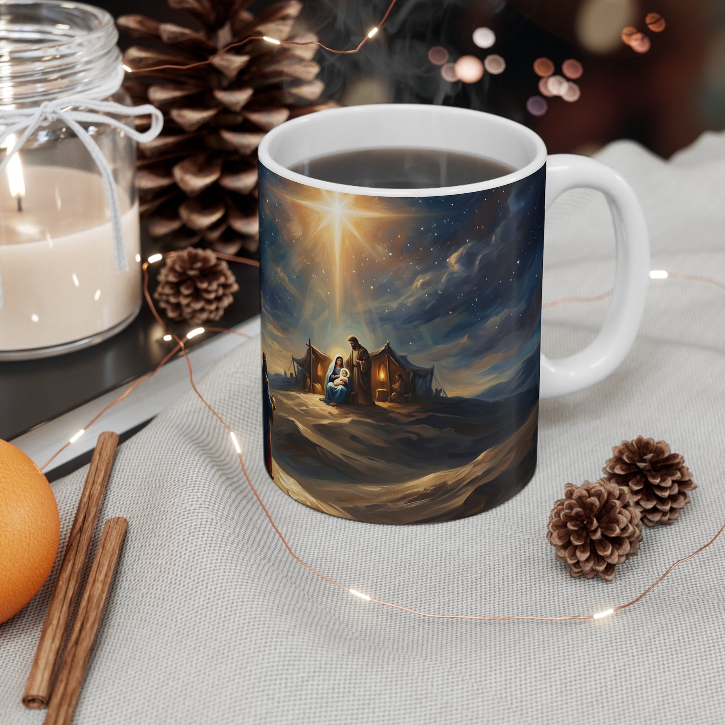 “Journey to the King - Wise Men Seek the Christ Child” - Coffee Mug