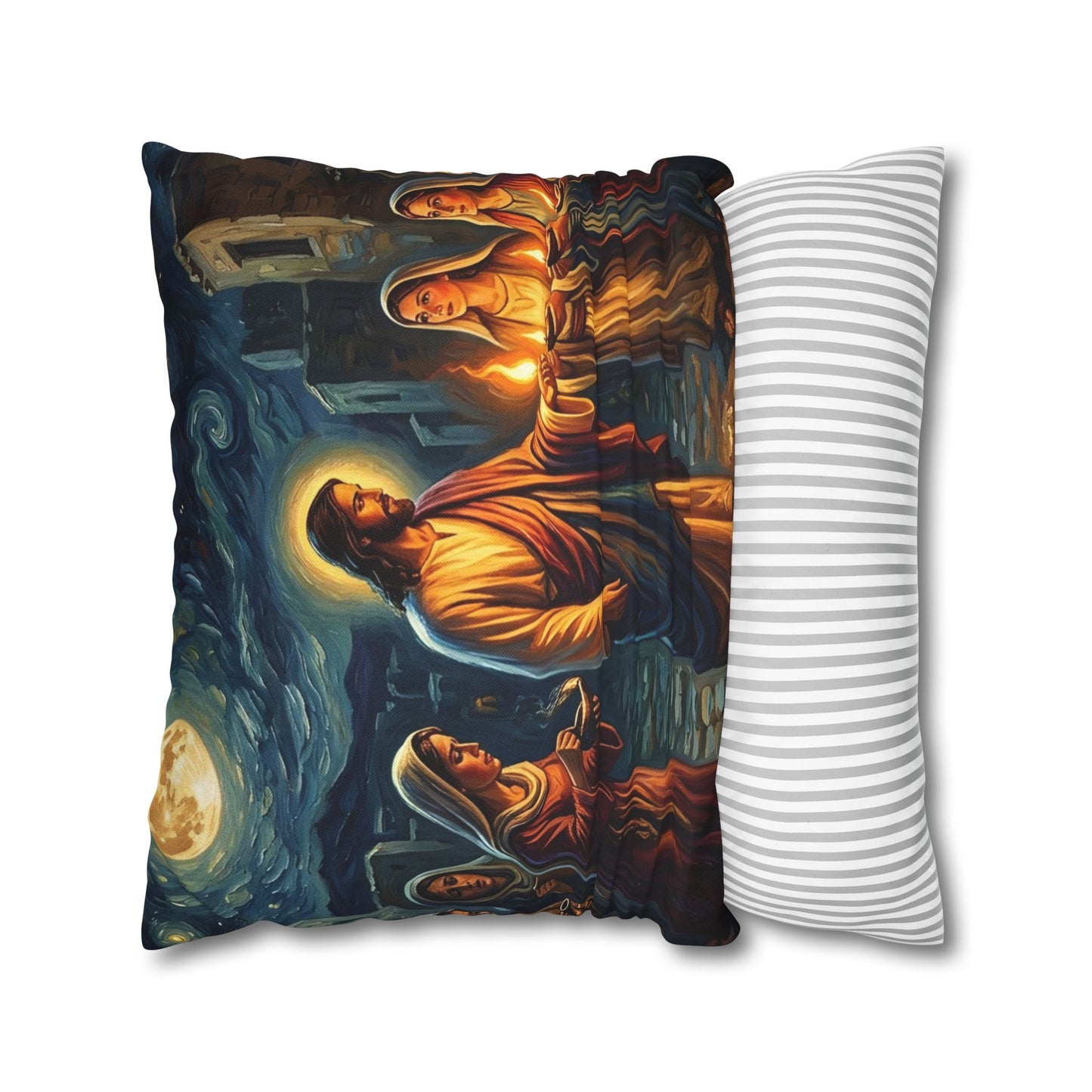 “Be Ready - Ten Virgins in Midnight Darkness” - Pillowcase