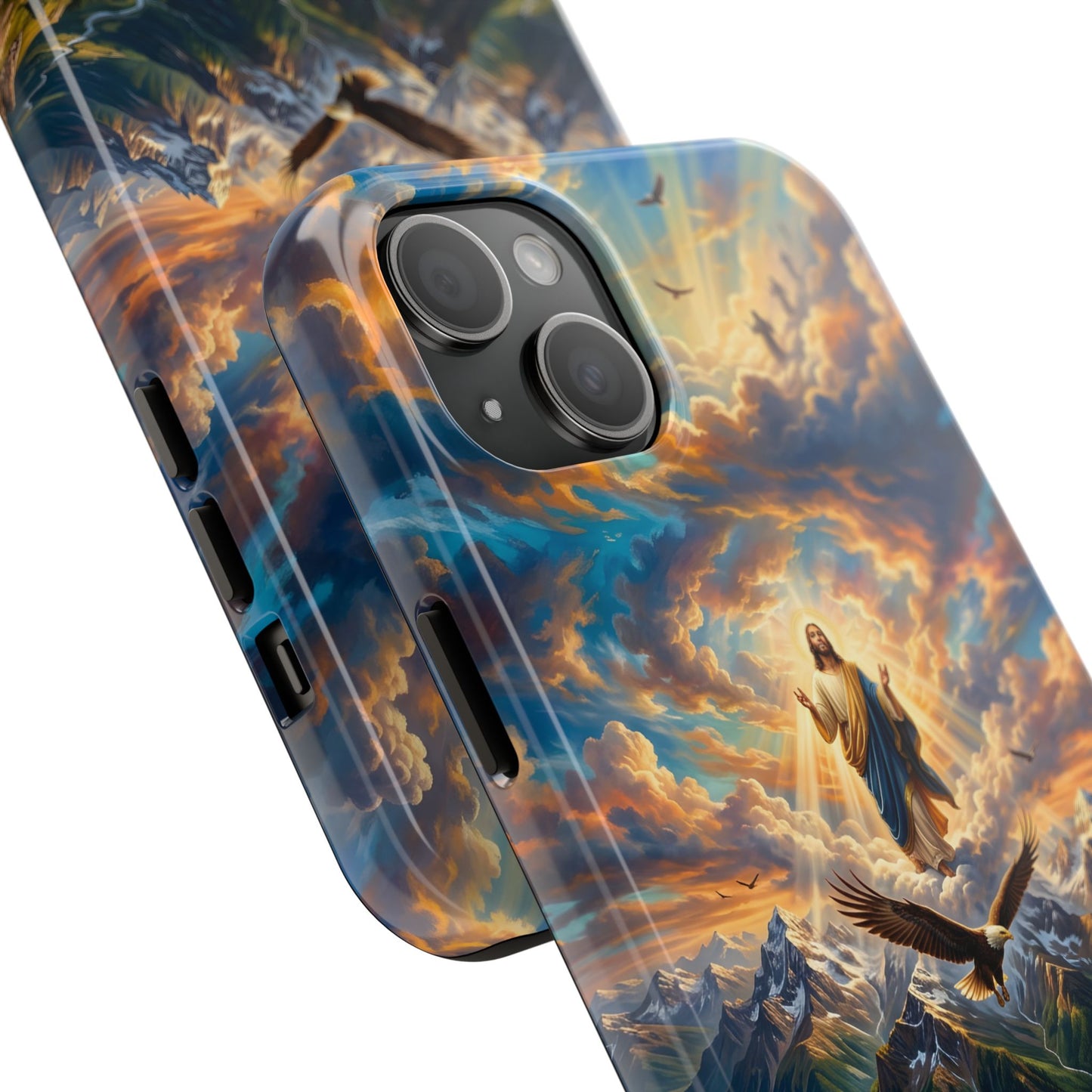 “Soaring Like Eagles - Hope in the Lord Over Mountains” - Phone Case