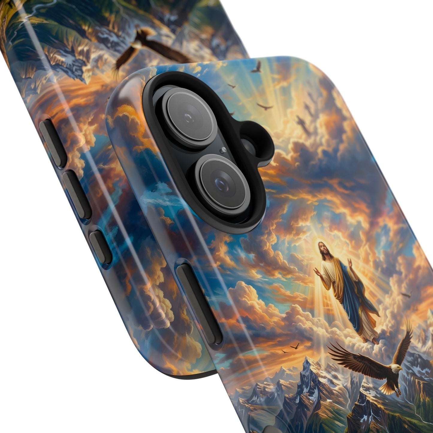 “Soaring Like Eagles - Hope in the Lord Over Mountains” - Phone Case