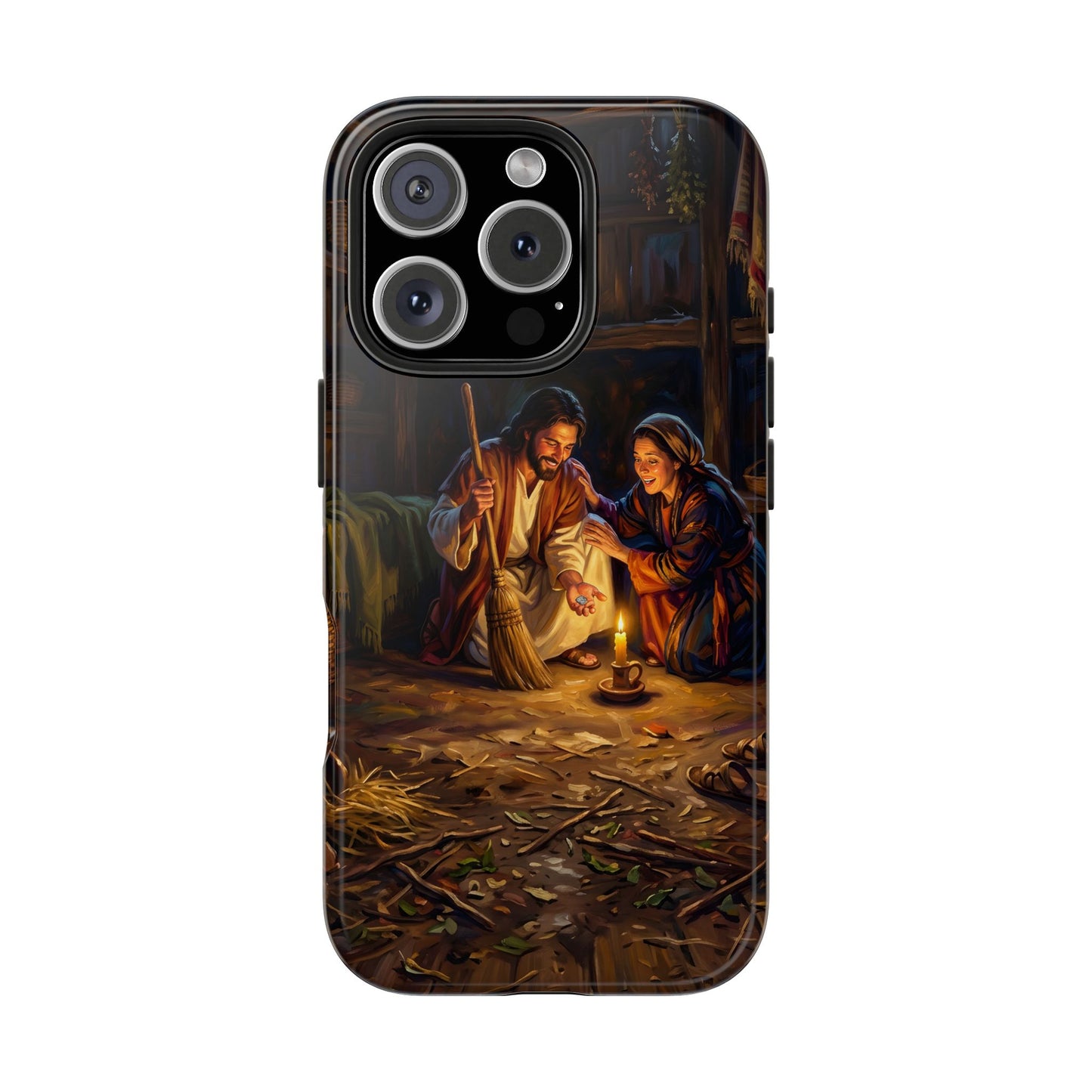 “Lost and Found - The Sweeping Woman of Luke 15” - Phone Case
