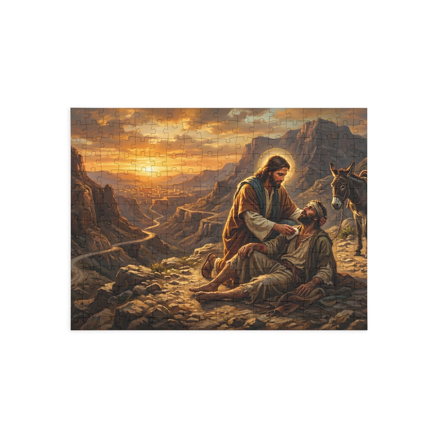 “The Good Samaritan - Compassion on the Jericho Road” - Jigsaw Puzzle