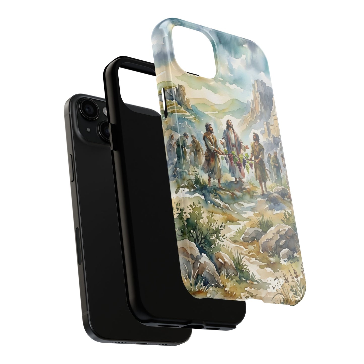 “Promised Land - The Spies Return from Canaan” - Phone Case