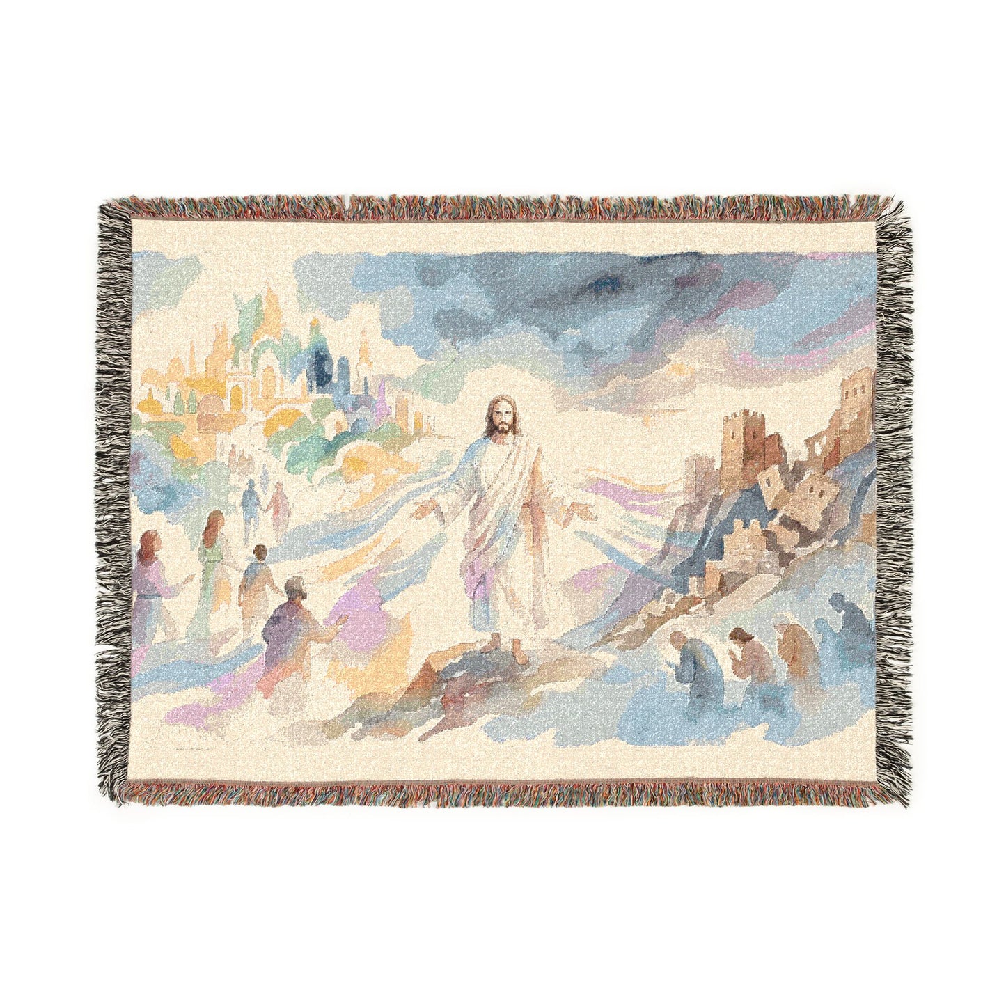 “Pride's Downfall - Obadiah's Prophecy” - Woven Blanket