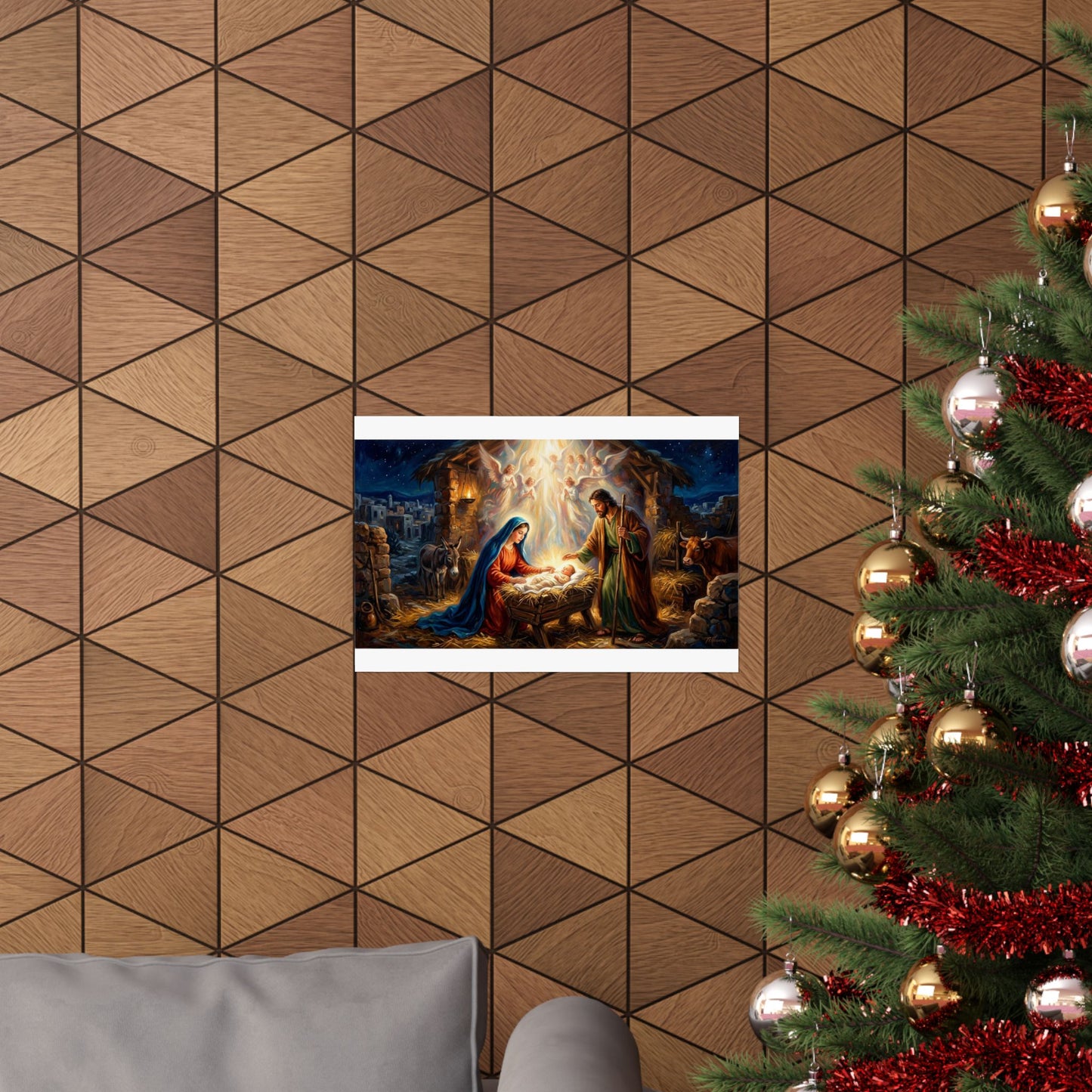 “Glory to God - The Nativity at Bethlehem” - Poster
