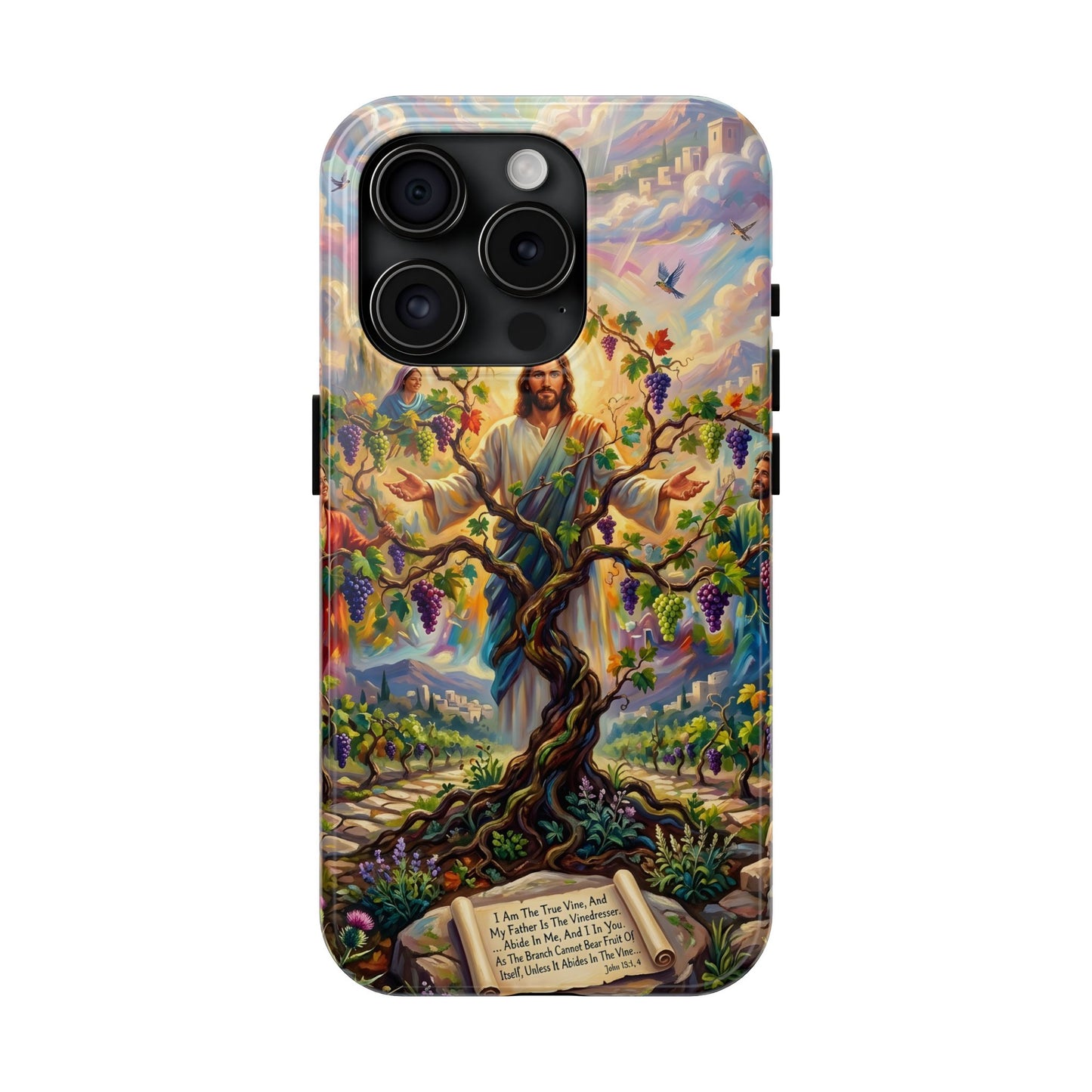 “I Am the True Vine - Abide in My Love” - Phone Case