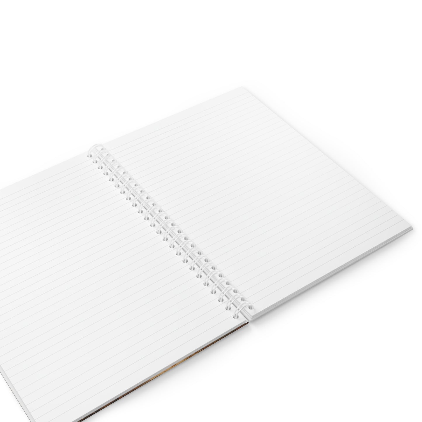 “Sanctuary in Serenity - Autumn's Golden Embrace” - Spiral Notebook