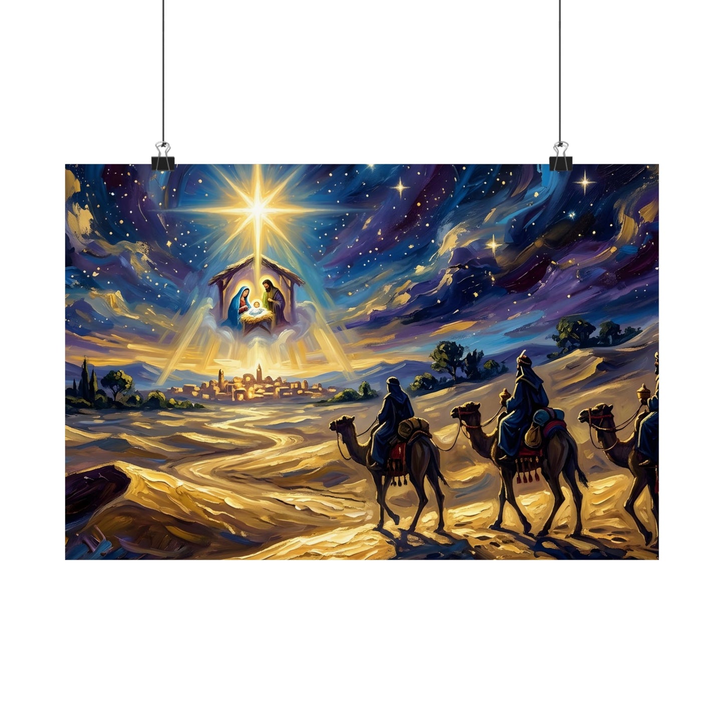 “Journey to Bethlehem - Wise Men Follow the Star” - Poster