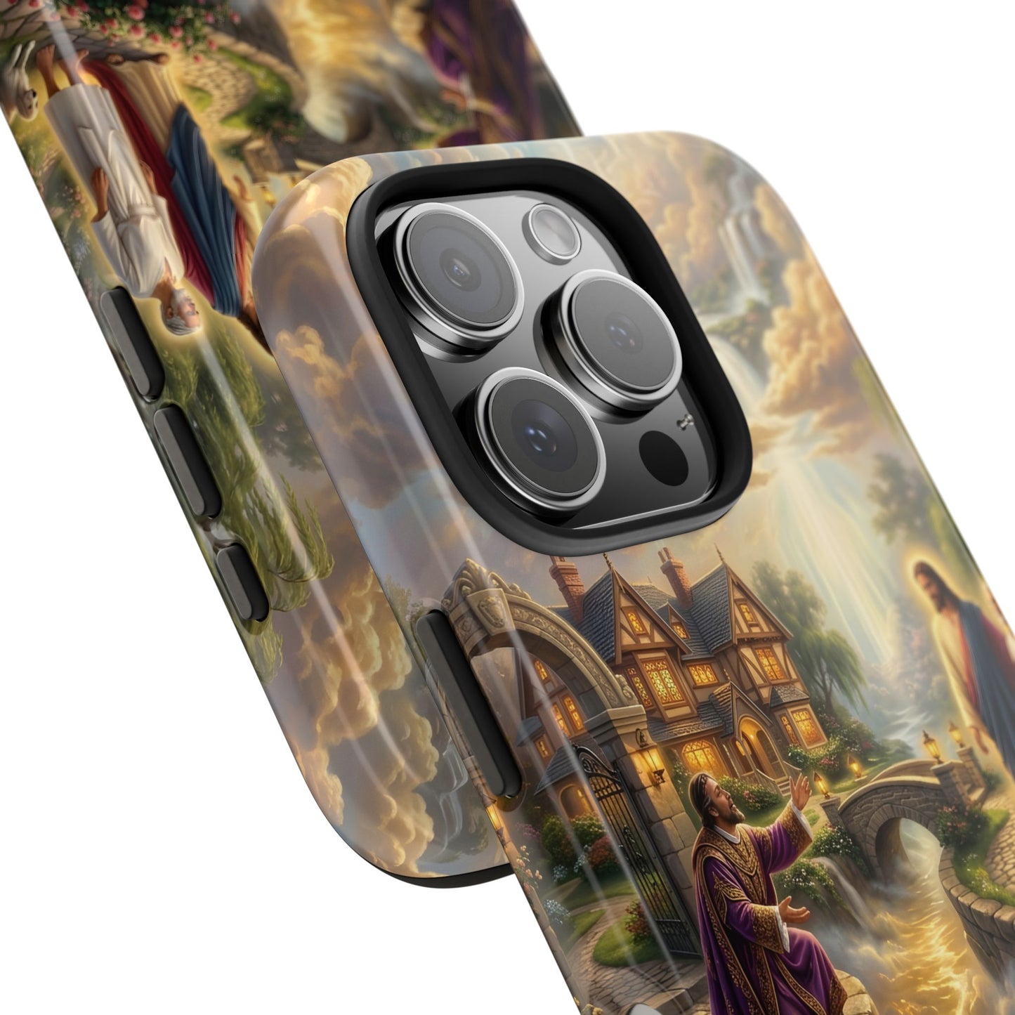 “The Great Reversal - Lazarus at the Rich Man’s Gate” - Phone Case