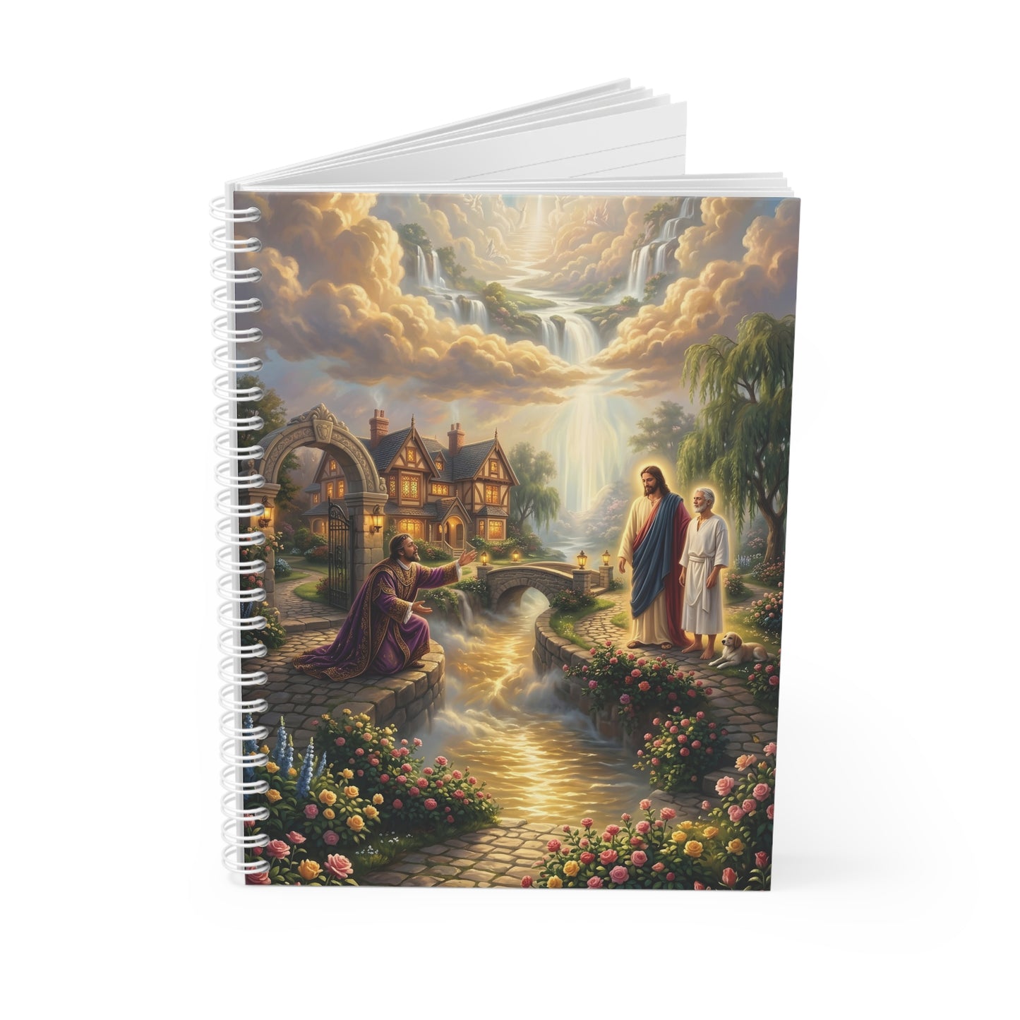 “The Great Reversal - Lazarus at the Rich Man’s Gate” - Spiral Notebook