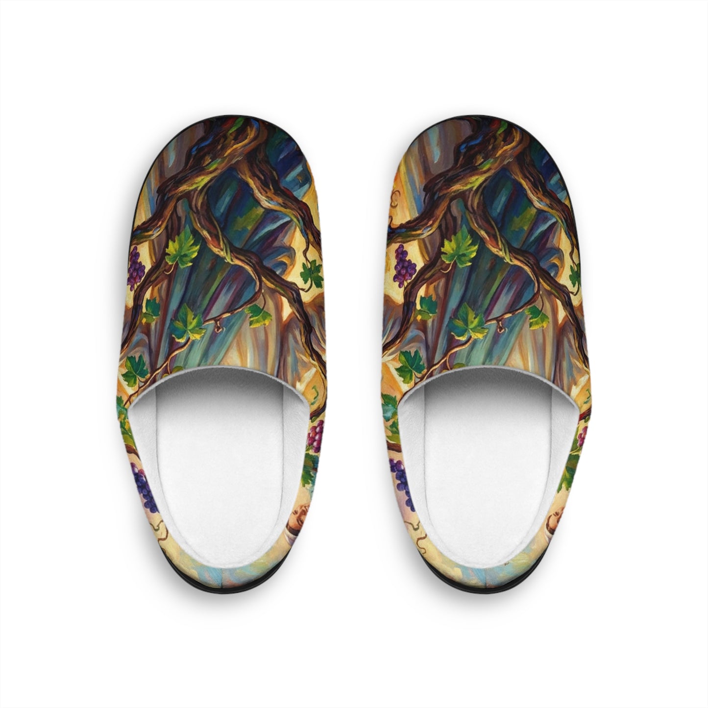 “I Am the True Vine - Abide in My Love” - Indoor Slippers