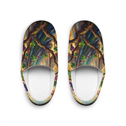 “I Am the True Vine - Abide in My Love” - Indoor Slippers