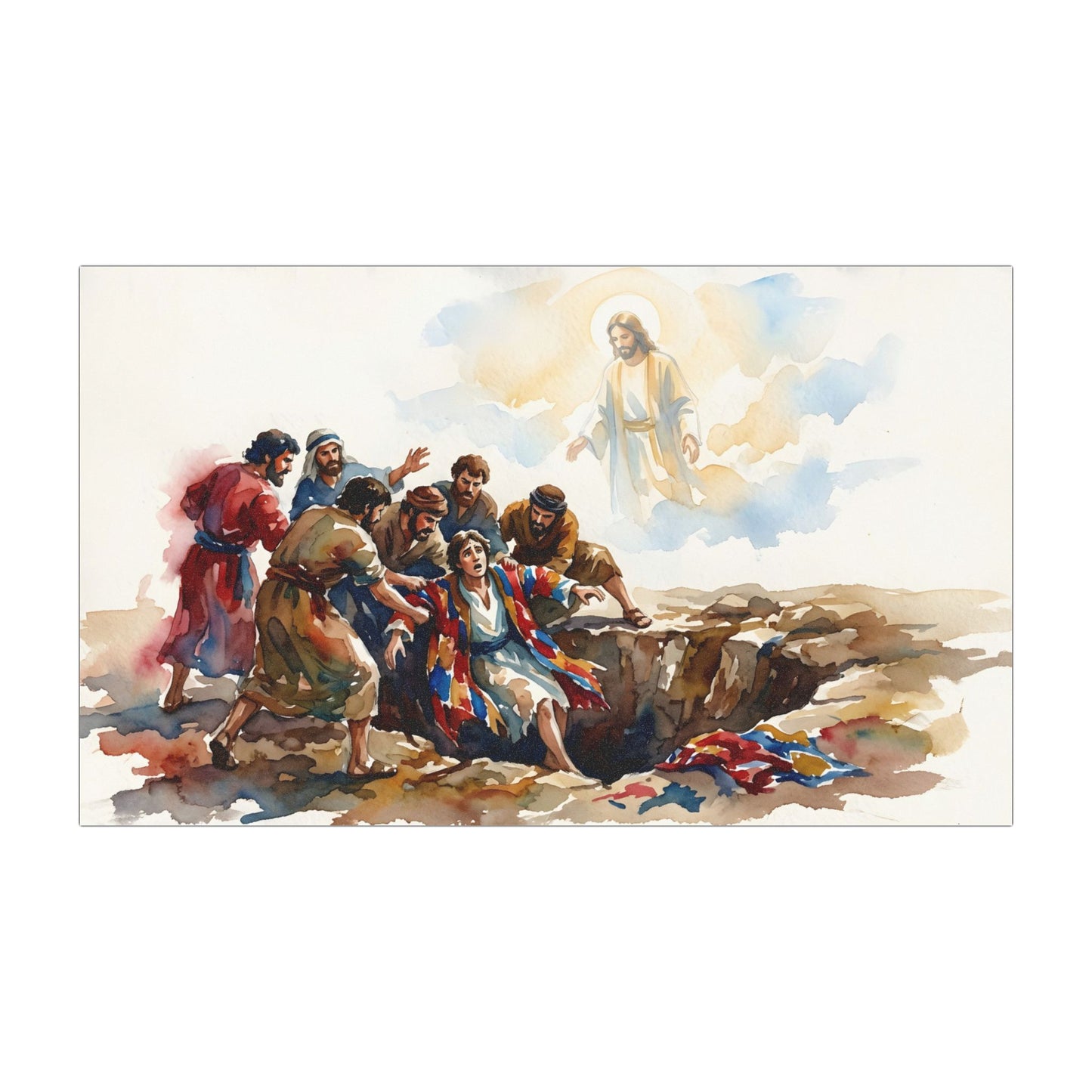 “Betrayal and Providence - Joseph in the Pit” - Car Magnet