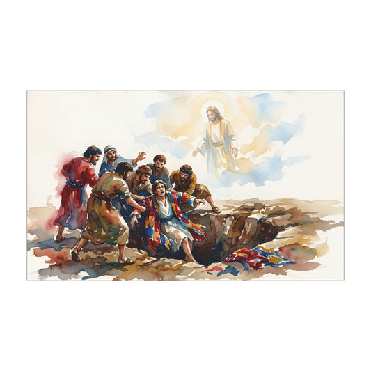 “Betrayal and Providence - Joseph in the Pit” - Car Magnet
