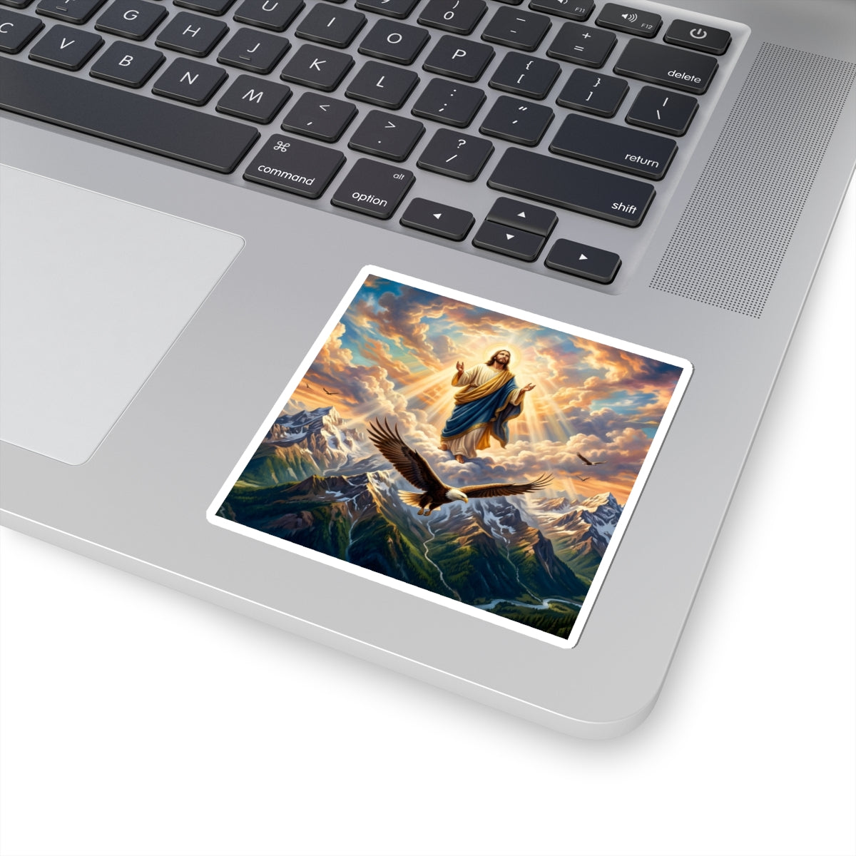 “Soaring Like Eagles - Hope in the Lord Over Mountains” - Sticker
