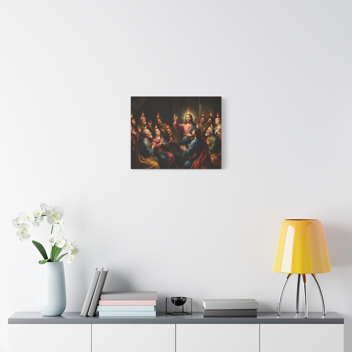 “Tongues of Fire - The Pentecost Outpouring” - Canvas Art
