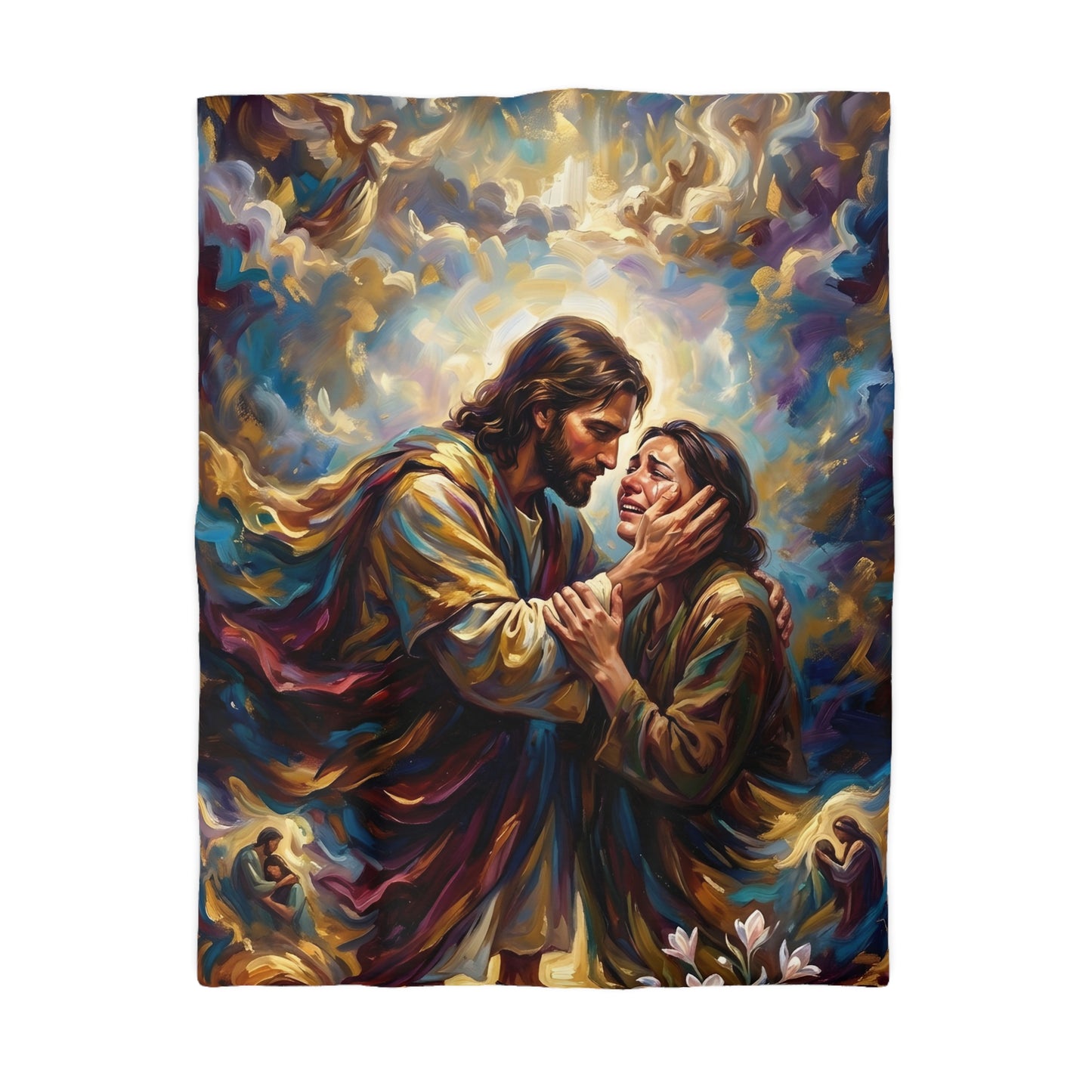 “No More Tears - God's Eternal Comfort” - Duvet Cover