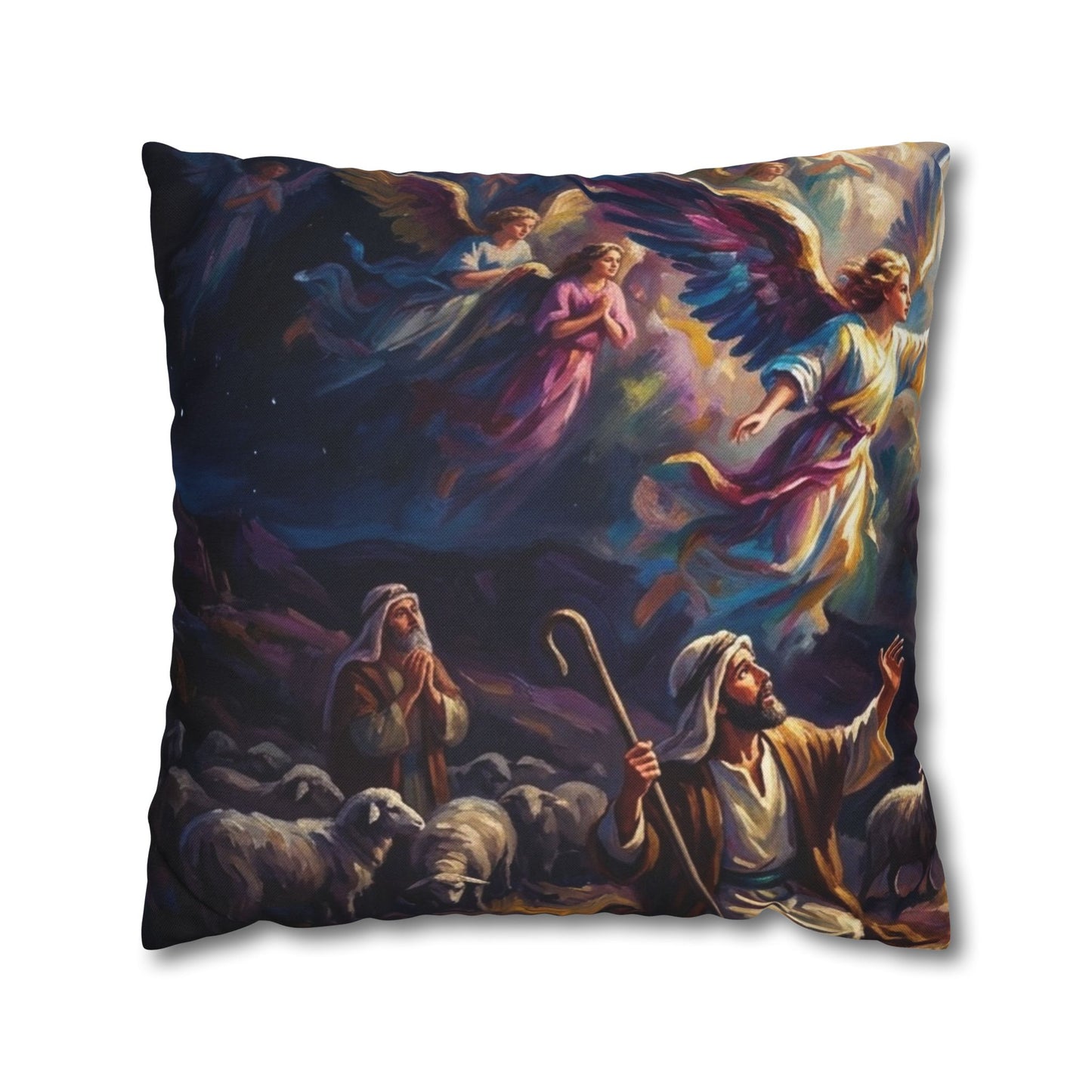 “Hark the Herald - Angels Announce the Savior” - Pillowcase