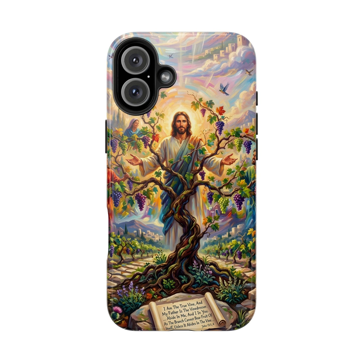 “I Am the True Vine - Abide in My Love” - Phone Case