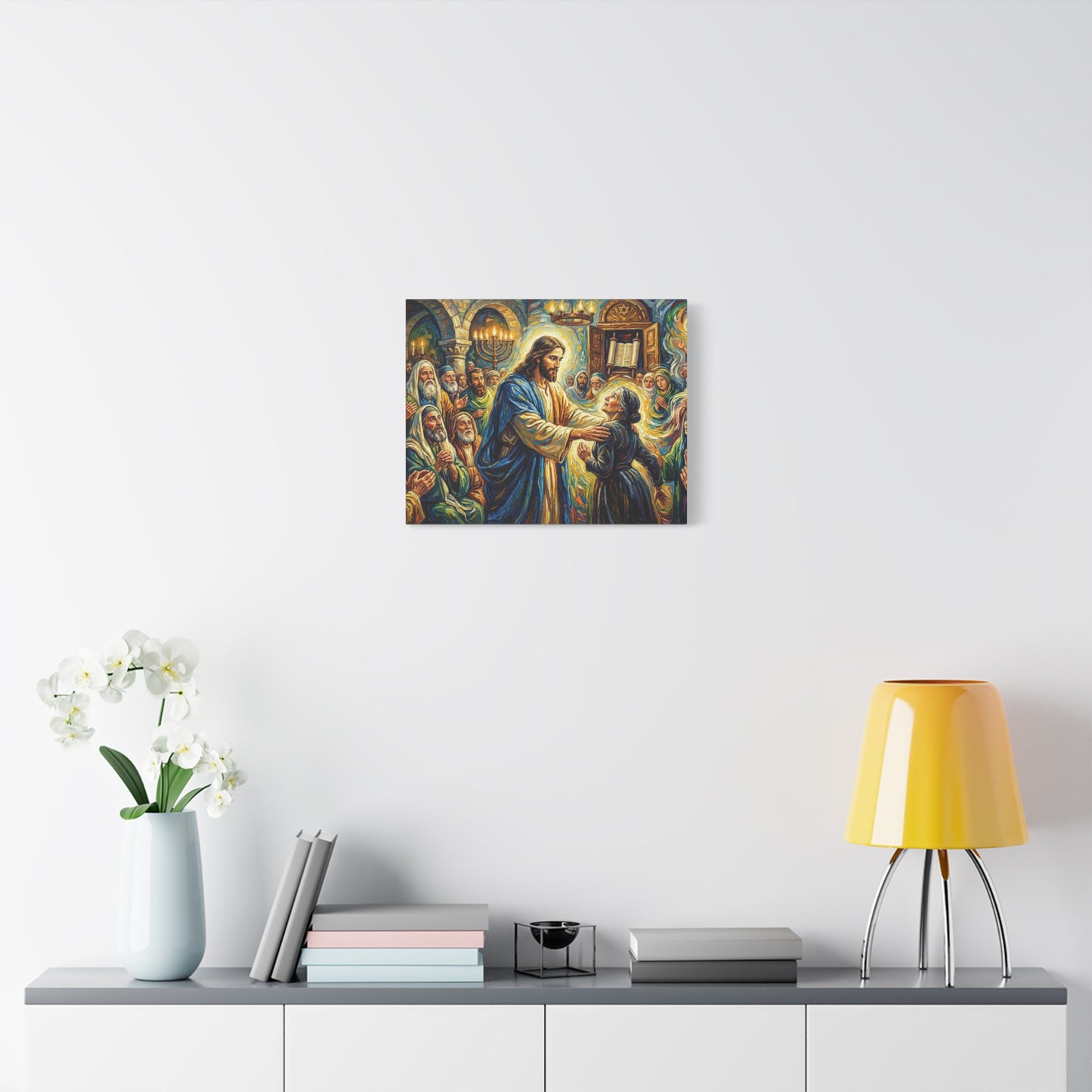 “He Is Loosed - Freedom from 18 Years of Suffering” - Canvas Art