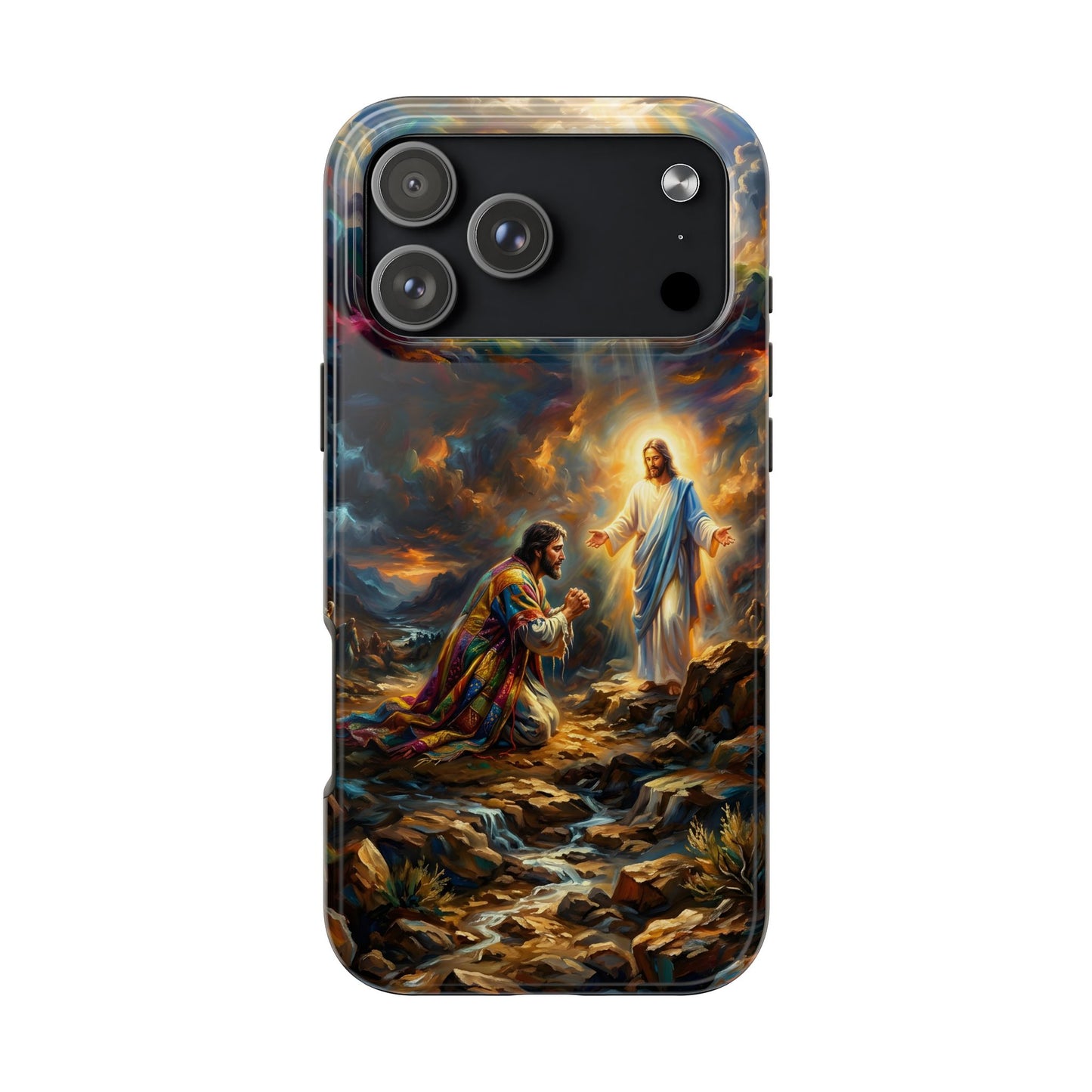 “Coat of Many Colors - Joseph's Enduring Faith” - Phone Case