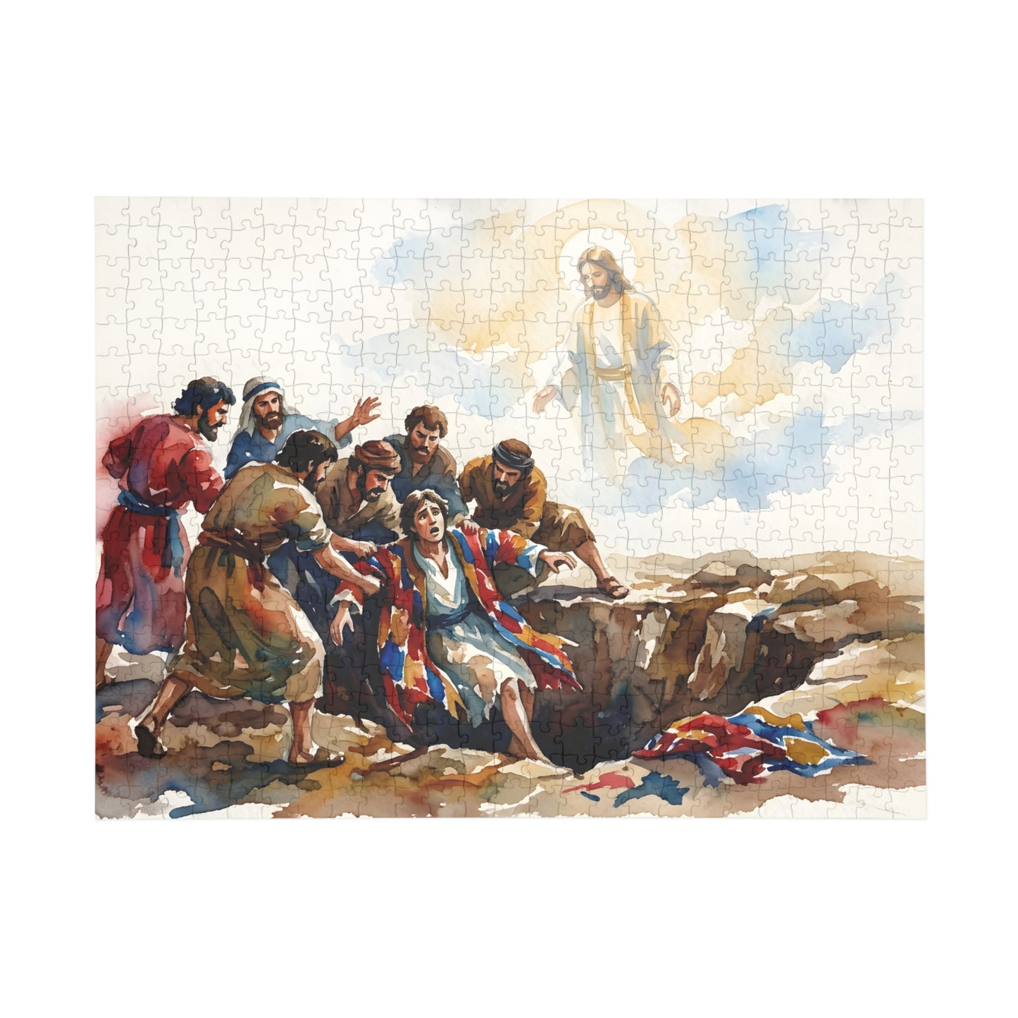 “Betrayal and Providence - Joseph in the Pit” - Jigsaw Puzzle